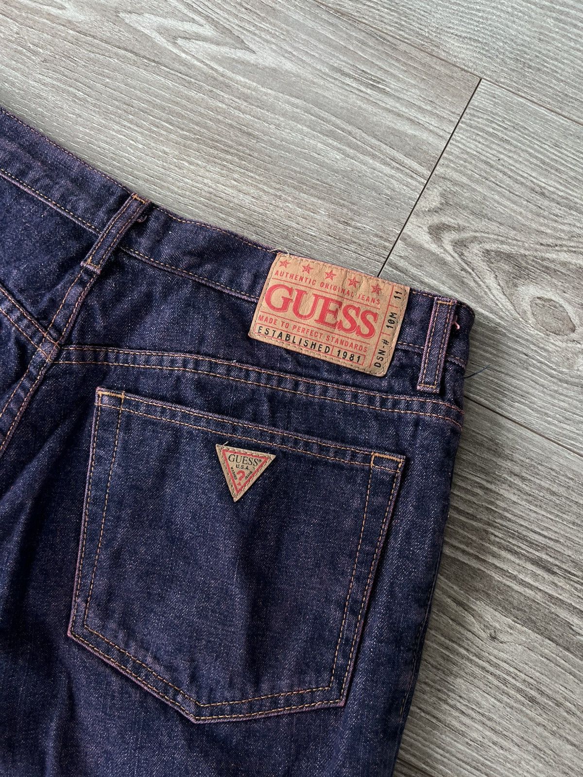 Guess ARCHIVAL Guess Made in USA vintage 80s 90s Classic Jeans Size US 34 / EU 50 - 5 Thumbnail