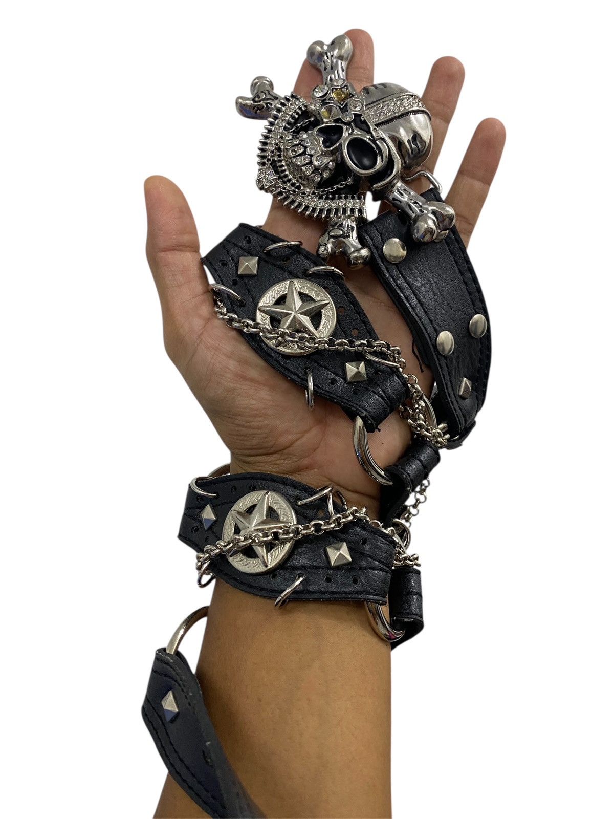Japanese Brand Japanese Brand bondage belt with stud skull buckle Size ONE SIZE - 10 Thumbnail