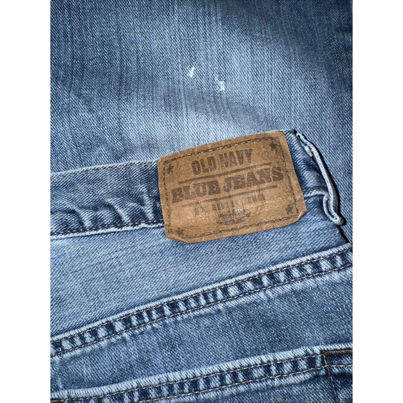 Old Navy × Vintage Vintage Old Navy Denim Jeans 34x30 Blue Made In Mexico Size US 34 / EU 50 - 8 Thumbnail