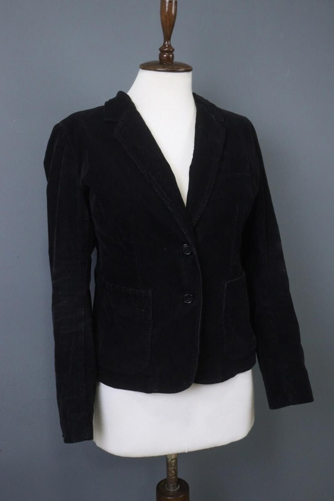 Lacoste Lacoste Black Cotton Corduroy Notch Blazer Jacket Size 38 Size M / US 6-8 / IT 42-44 - 10 Thumbnail