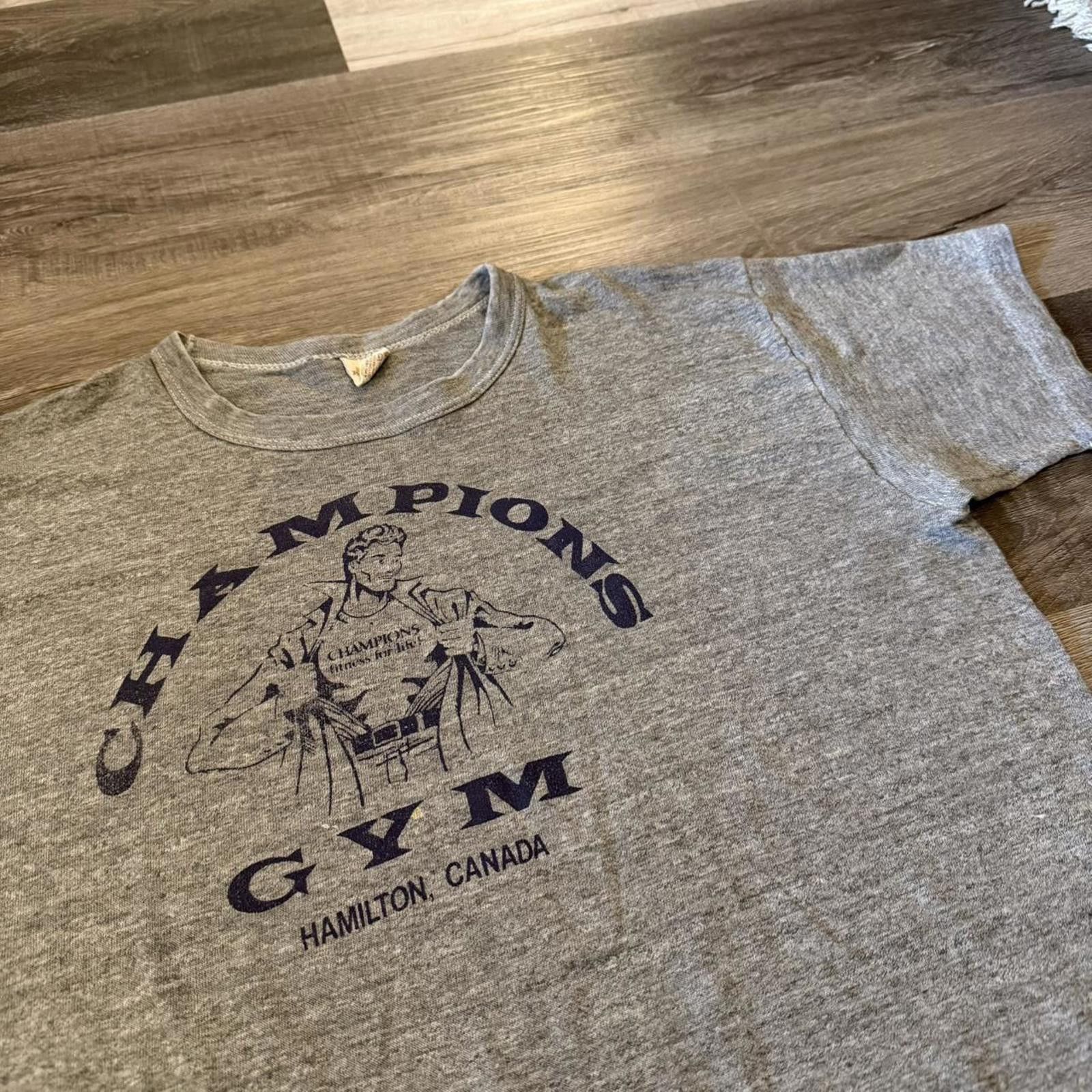 Russell Athletic vintage Russell athletic champions gym Hamilton t shirt 70s Size US M / EU 48-50 / 2 - 1 Thumbnail