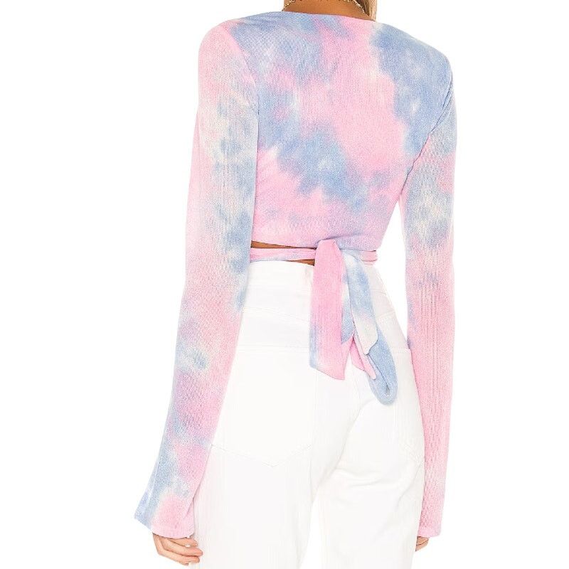 Other Lovers + Friends Mclaughlin Pastel Tie Dye Top XS NWT Size XS / US 0-2 / IT 36-38 - 3 Thumbnail