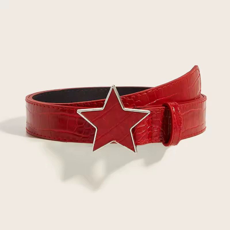 Other Retro Vintage Style Star Rivets Punk Belt Size ONE SIZE - 1 Thumbnail