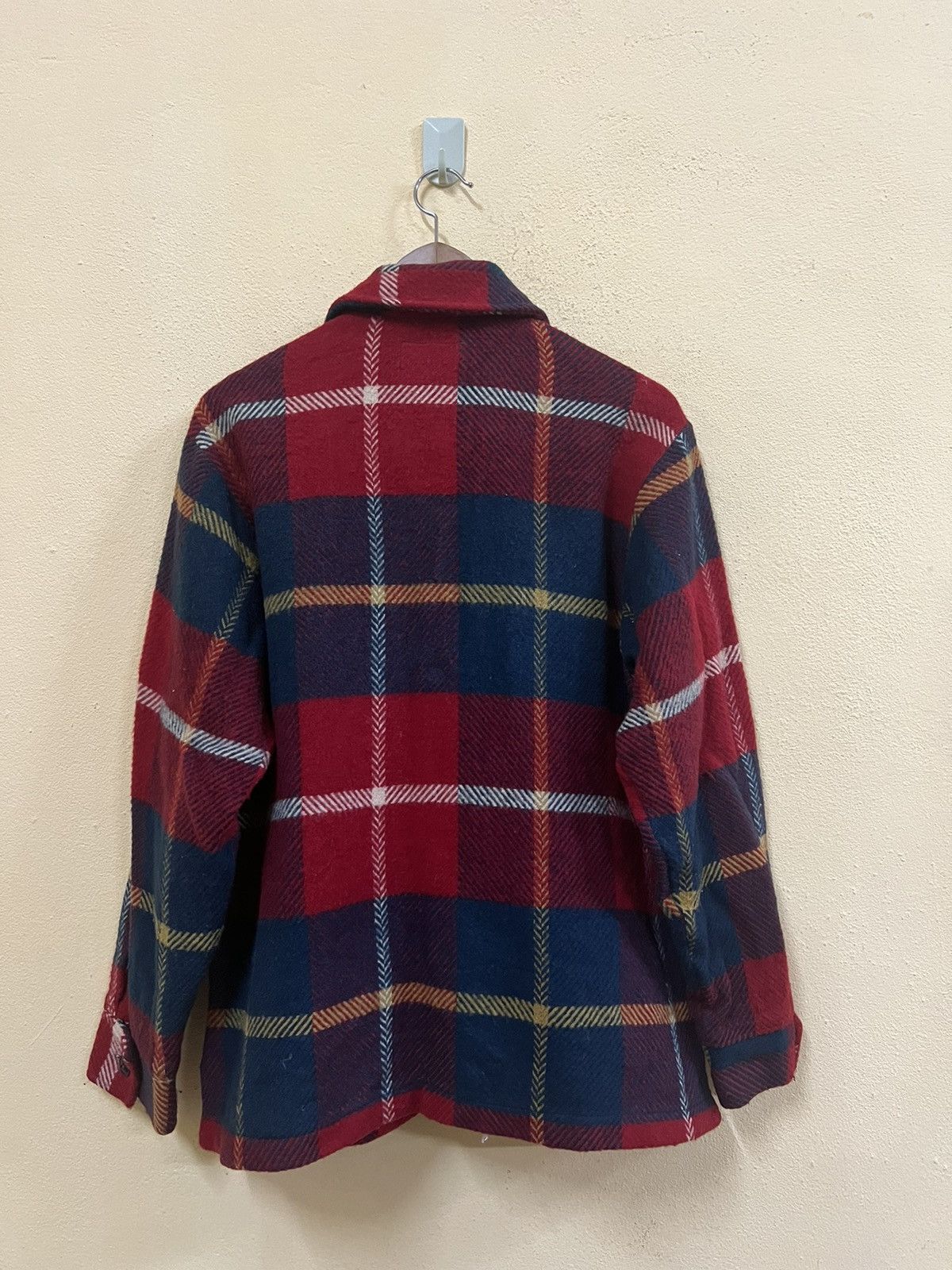 Maine Guide × Vintage VINTAGE MAINE GUIDE STRIPED WOOL BUTTON UP JACKET Size US M / EU 48-50 / 2 - 6 Thumbnail