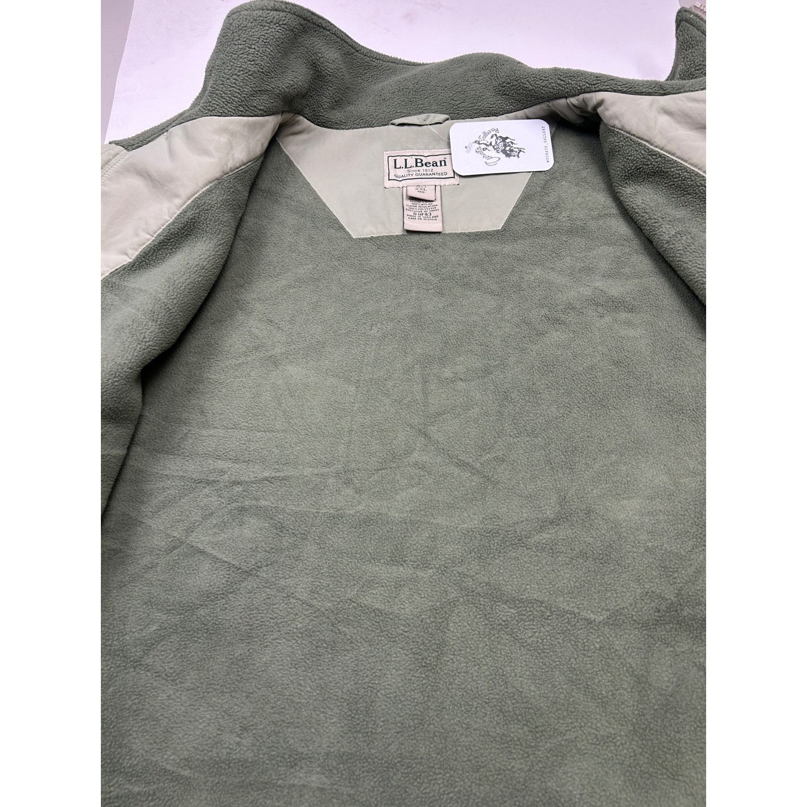 Vintage Vintage LL Bean Fleece Lined Nylon Bomber Jacket Size XXL Size US XXL / EU 58 / 5 - 5 Thumbnail