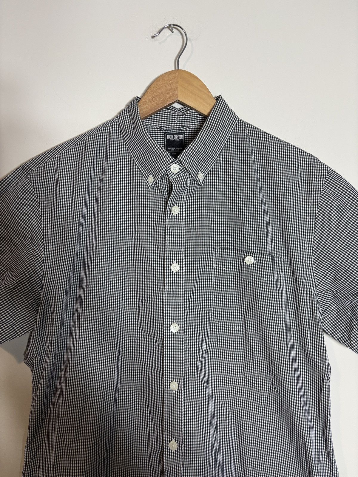 Todd Snyder Todd Snyder Gingham Short Sleeve Button Down Shirt Large Size US L / EU 52-54 / 3 - 1 Thumbnail