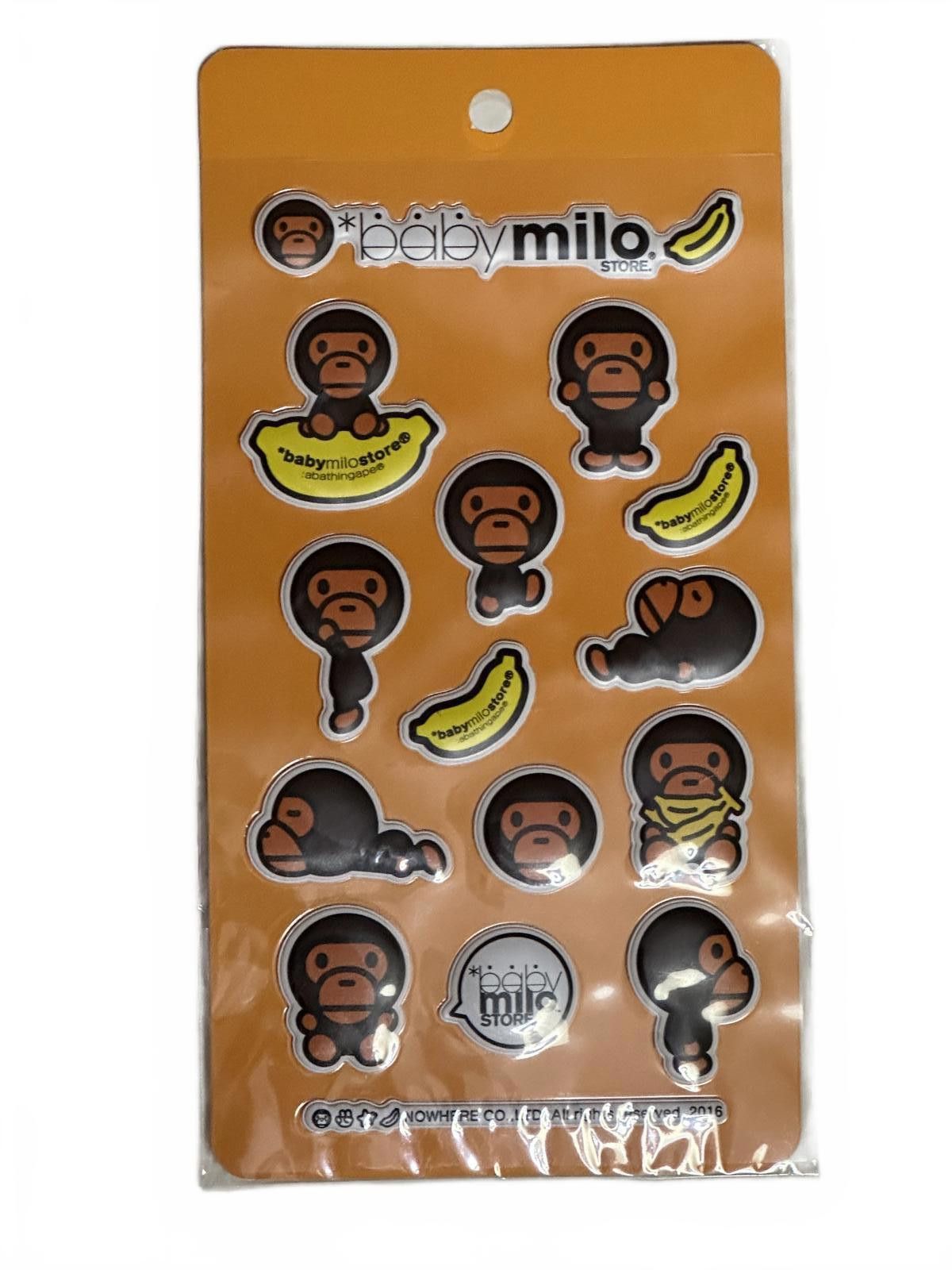 Bape BAPE x Baby Milo Puff Stickers - A Bathing Ape - Size ONE SIZE - 1 Thumbnail