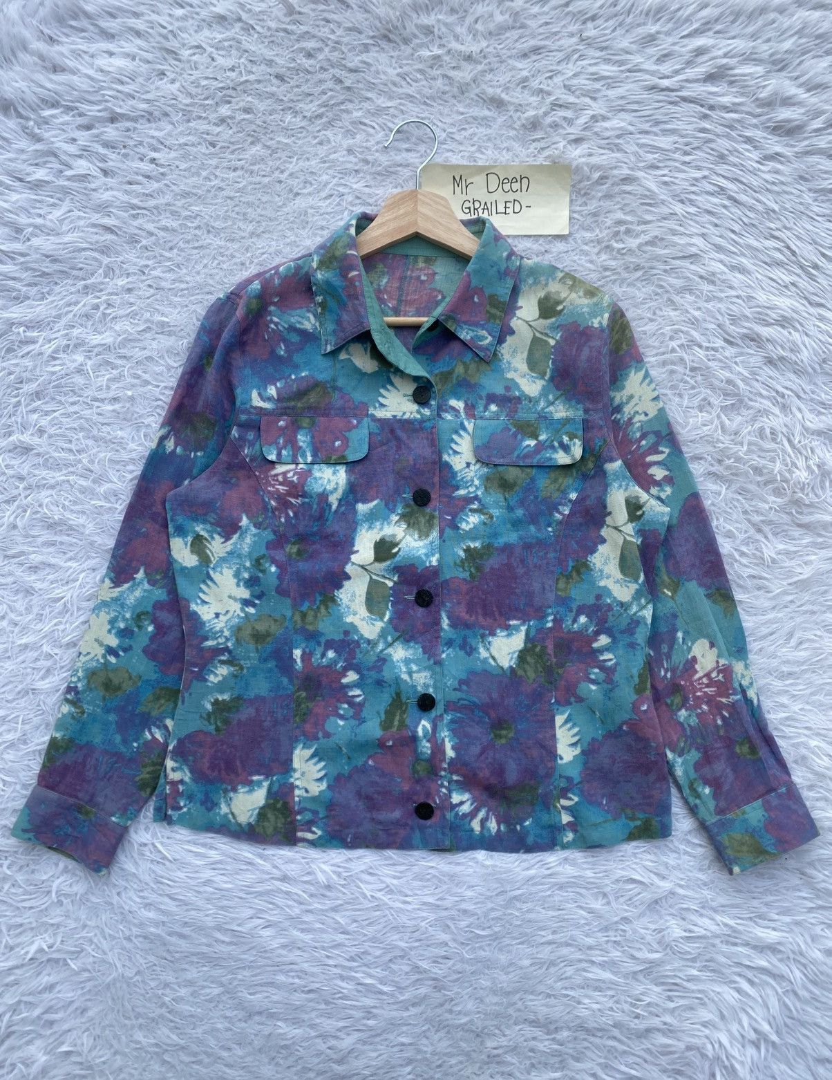 Longchamp Rare Longchamp Tie Dye Shirt Size M / US 6-8 / IT 42-44 - 1 Thumbnail