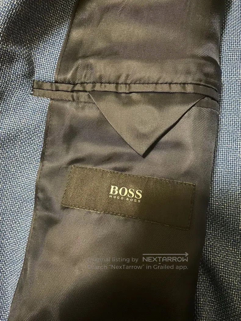 Vintage Hugo Boss Wool Blazer Jacket. Size US L / EU 52-54 / 3 - 5 Thumbnail