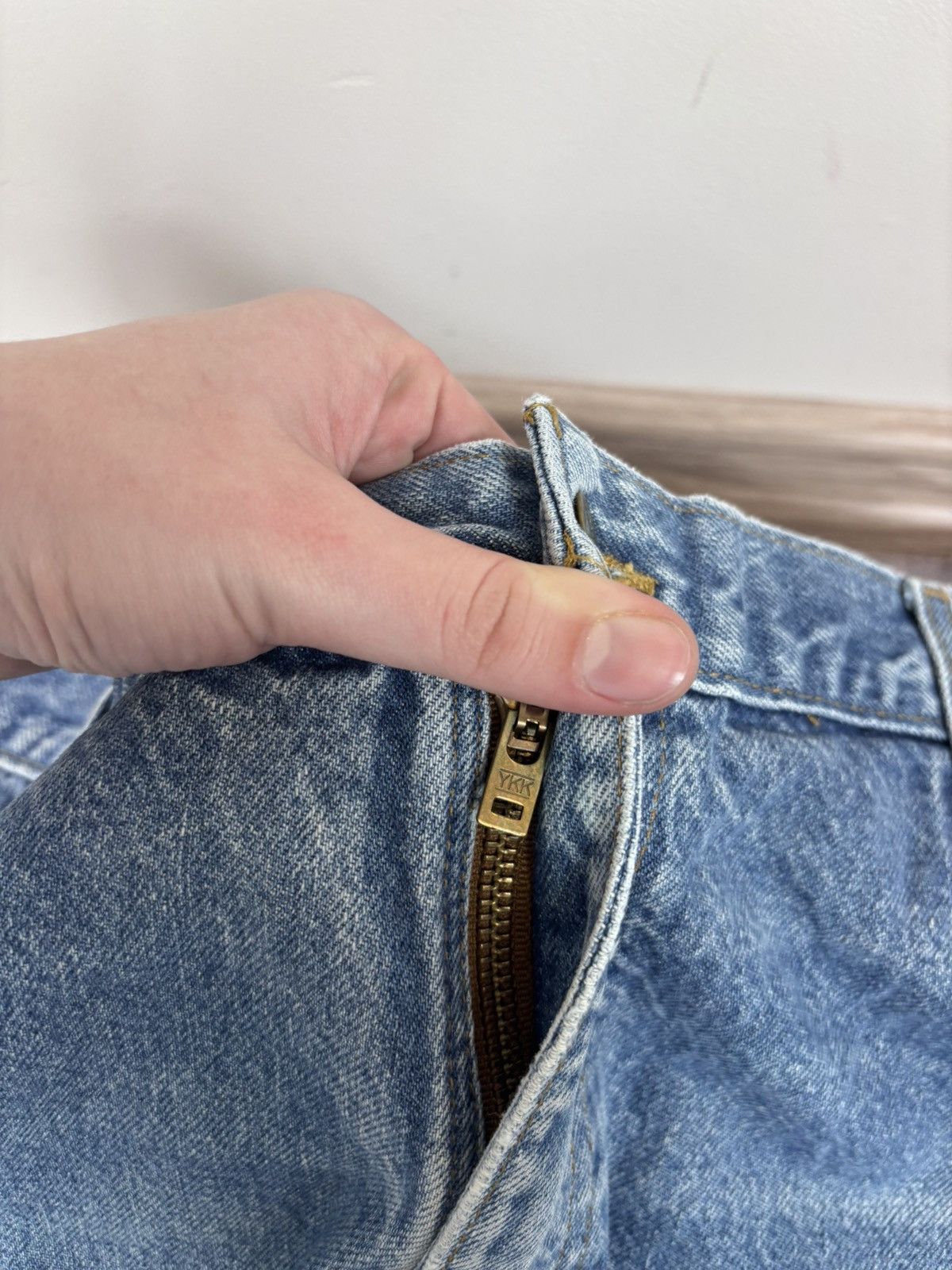 Carhartt Vintage Carhartt Men’s Faded Light Blue Baggy Denim Jeans Size US 42 / EU 58 - 16 Thumbnail
