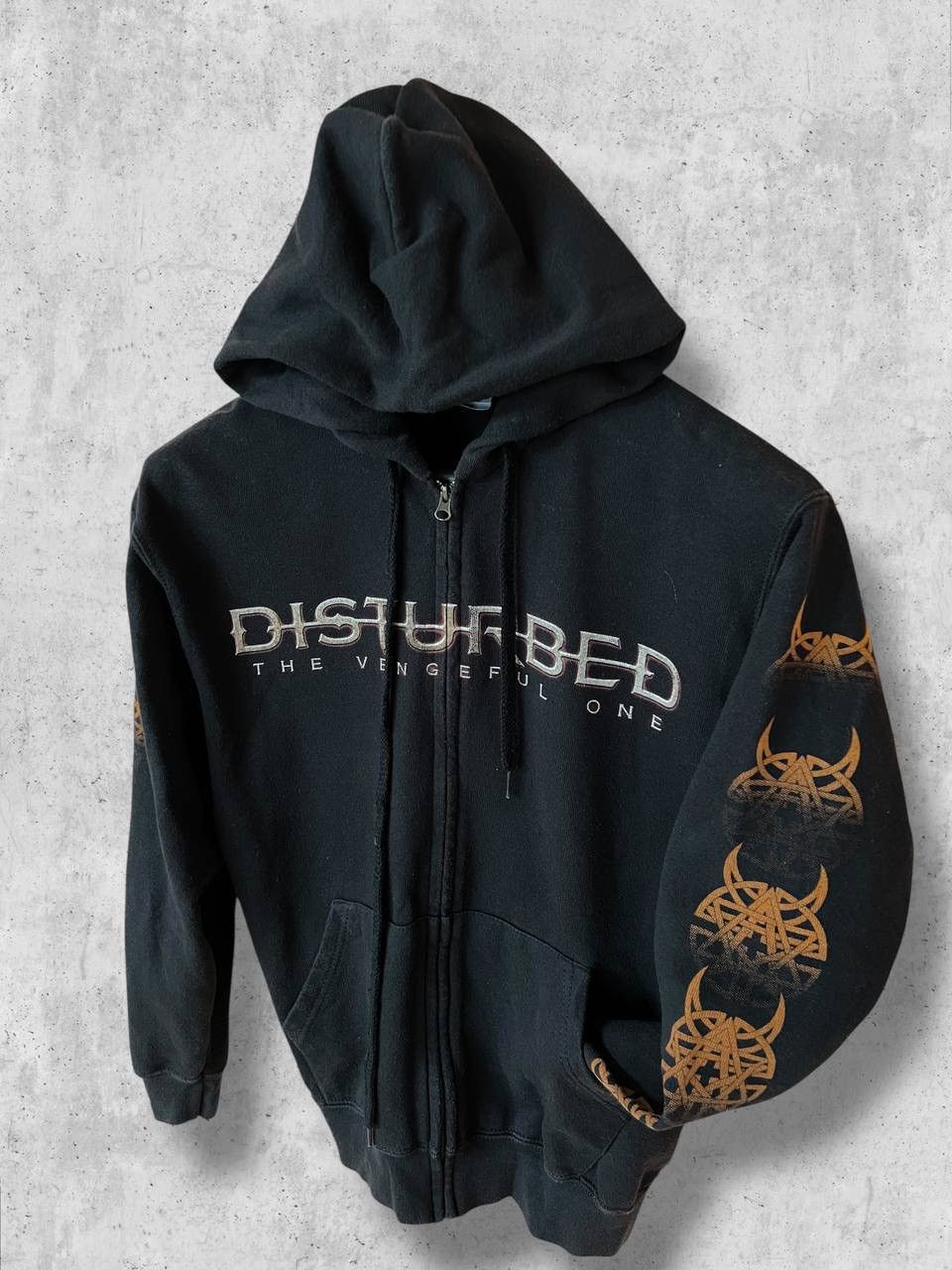 Band Tees DISTURBED vengeful ROCK BAND hoodie zip vintage metal Size US S / EU 44-46 / 1 - 4 Thumbnail