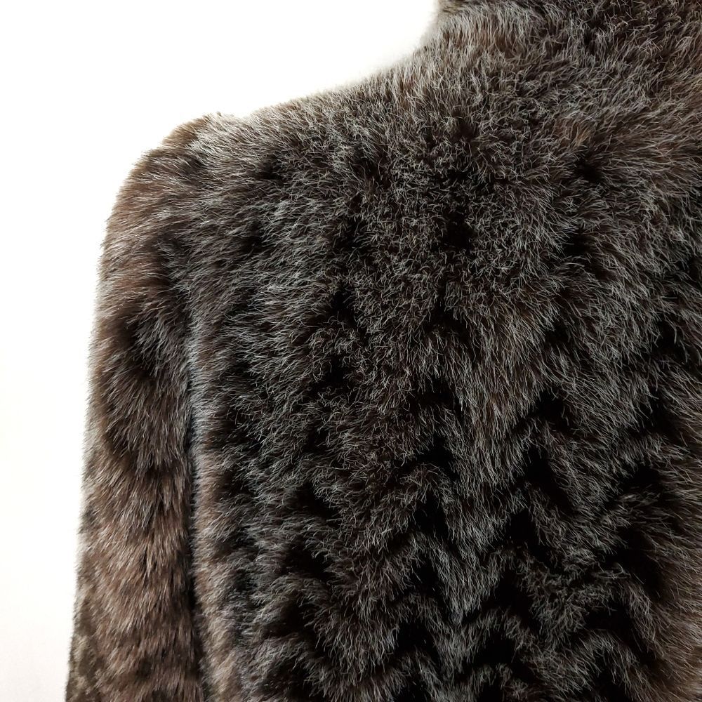 Vintage Vintage Style VI Faux Fur Jacket Brown Classy S-M Size M / US 6-8 / IT 42-44 - 4 Thumbnail