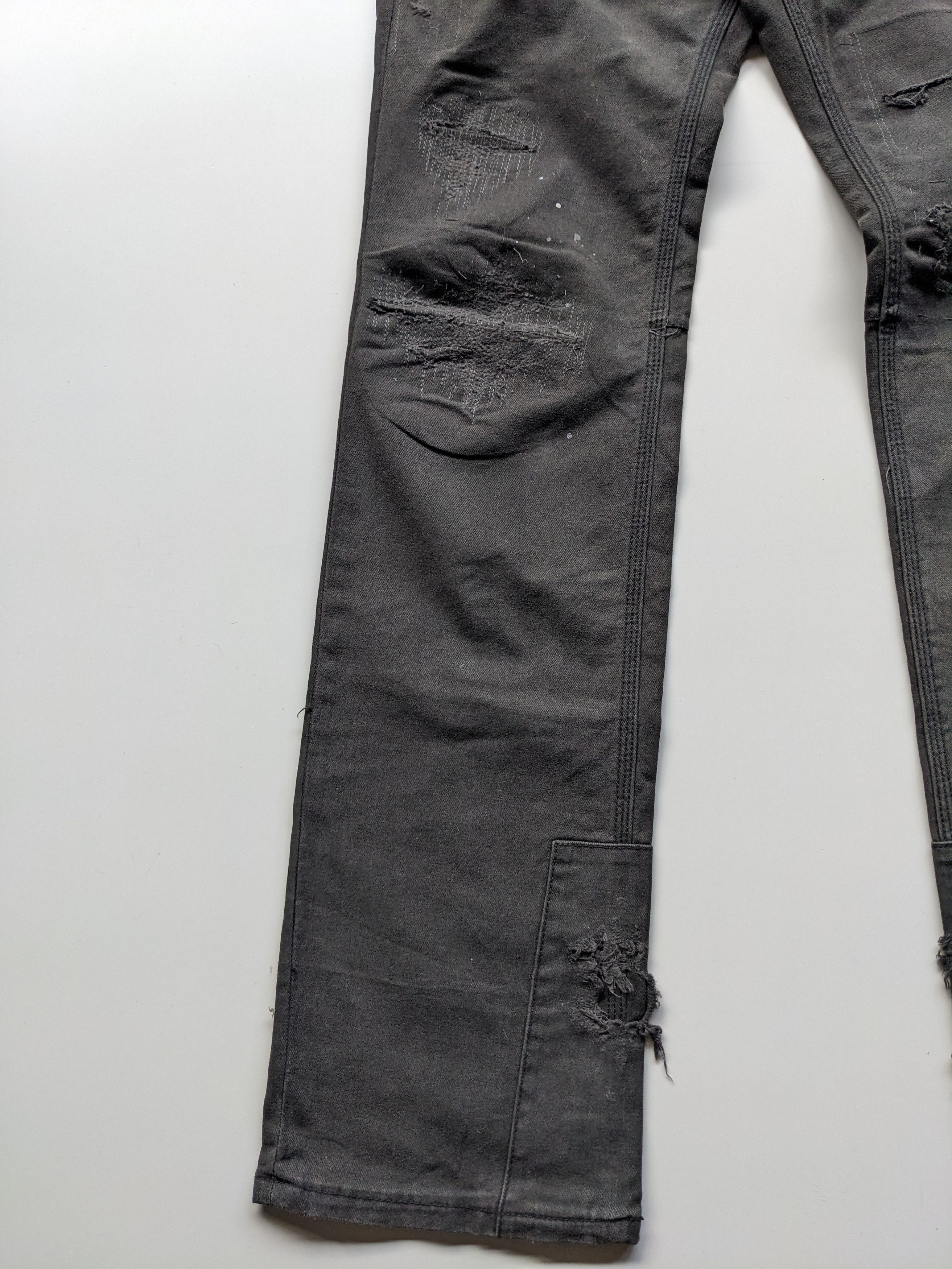 If Six Was Nine × Japanese Brand × Le Grande Bleu (L.G.B.) Branch Ego Trapping distressed buckle back Size US 33 - 7 Thumbnail