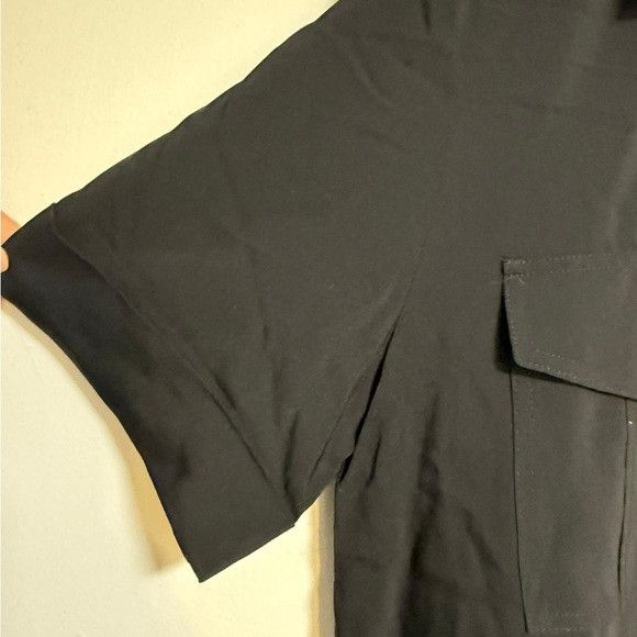 Theory Theory Black Button-Down Shirt Dress with Belt - Size 4 Size S / US 4 / IT 40 - 9 Thumbnail