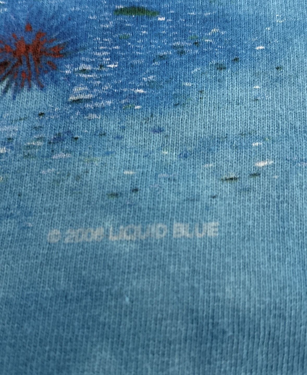 Liquid Blue 2008 Y2K Liquid Blue Ocean Reef Tie-Dye T-Shirt Size L Size US L / EU 52-54 / 3 - 13 Thumbnail