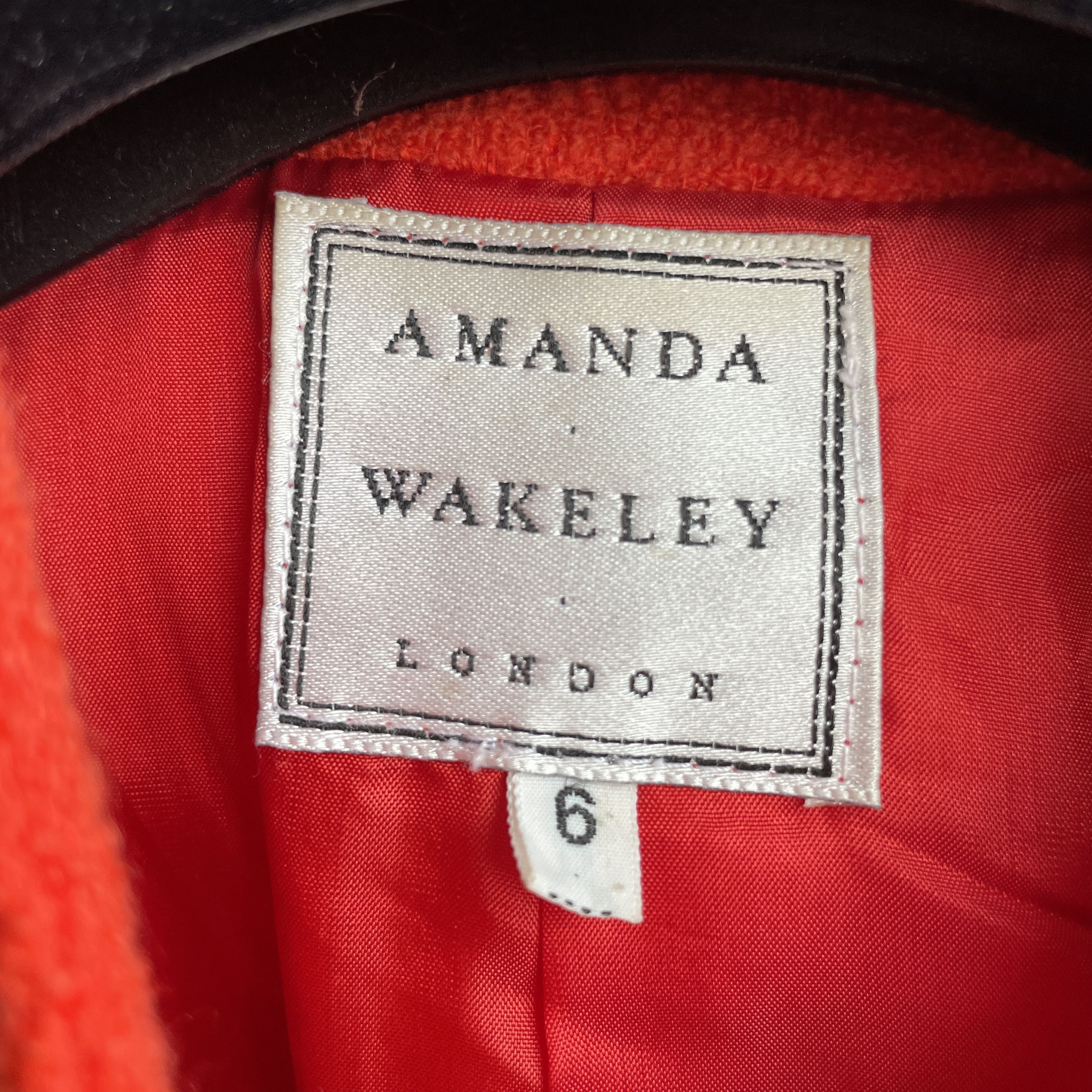 Other Amanda Wakeley Vintage 90's Womens Boucle Wool Jacket Size XS / US 0-2 / IT 36-38 - 9 Thumbnail
