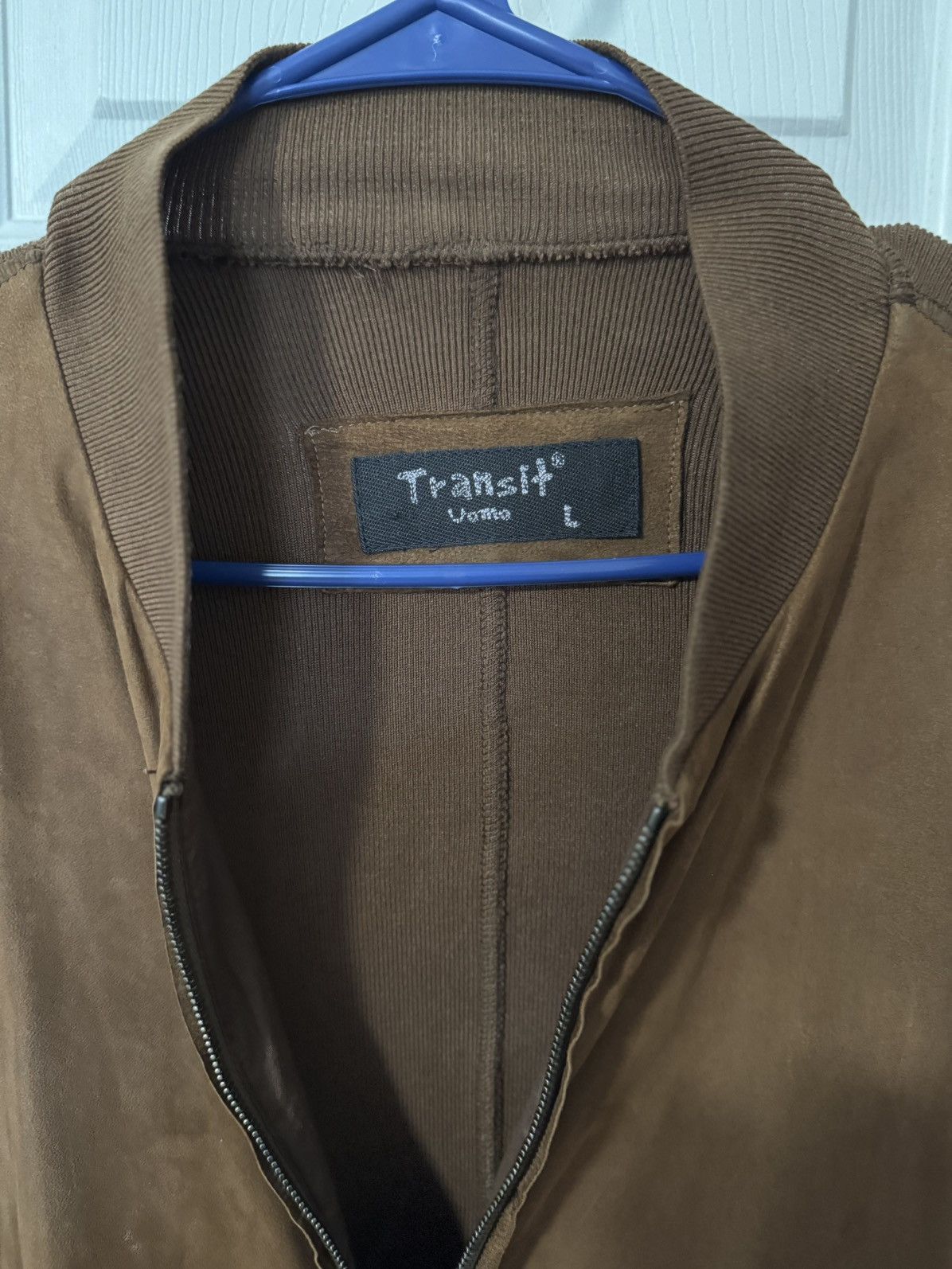 Transit Uomo Transit Uomo Suede Leather Jacket Size US L / EU 52-54 / 3 - 3 Thumbnail