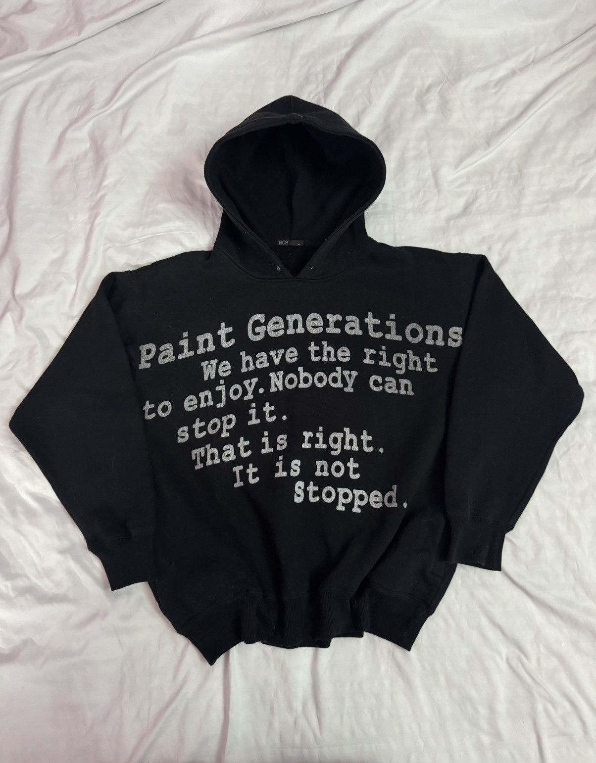Vintage 2000s Humor Wording y2k Hoodie Size US L / EU 52-54 / 3 - 1 Thumbnail