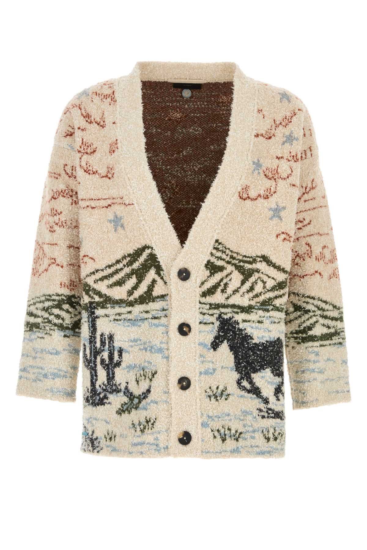 Alanui Embroidered Wool Blend Cardigan Size US M / EU 48-50 / 2 - 1 Thumbnail