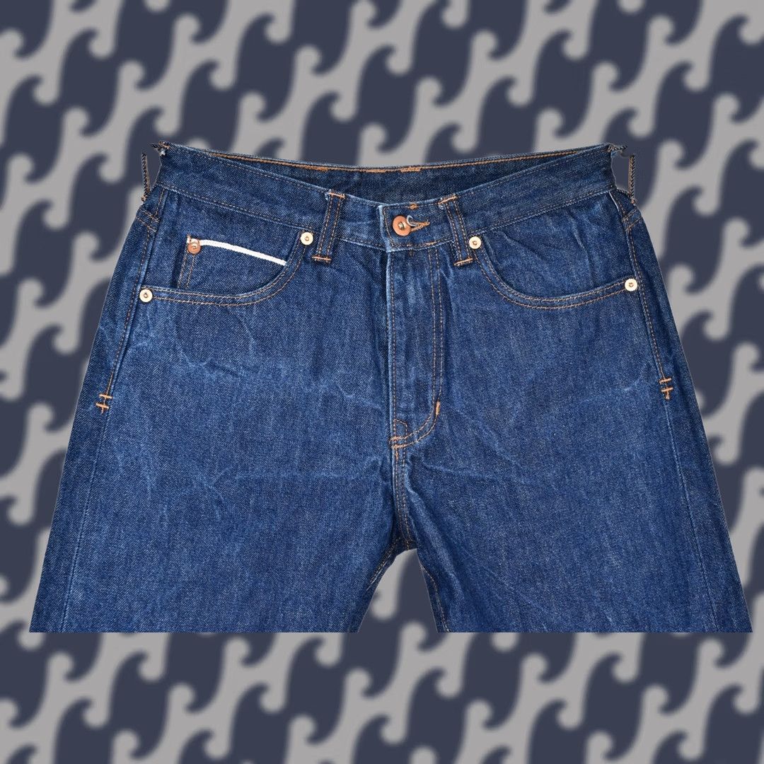 Oliver Sweeney Oliver Sweeney Os X Billiam Selvedge Jeans Made USA Greenville Men's W30 Blue Denim Cotton Classic Jeans Size US 30 / EU 46 - 1 Thumbnail