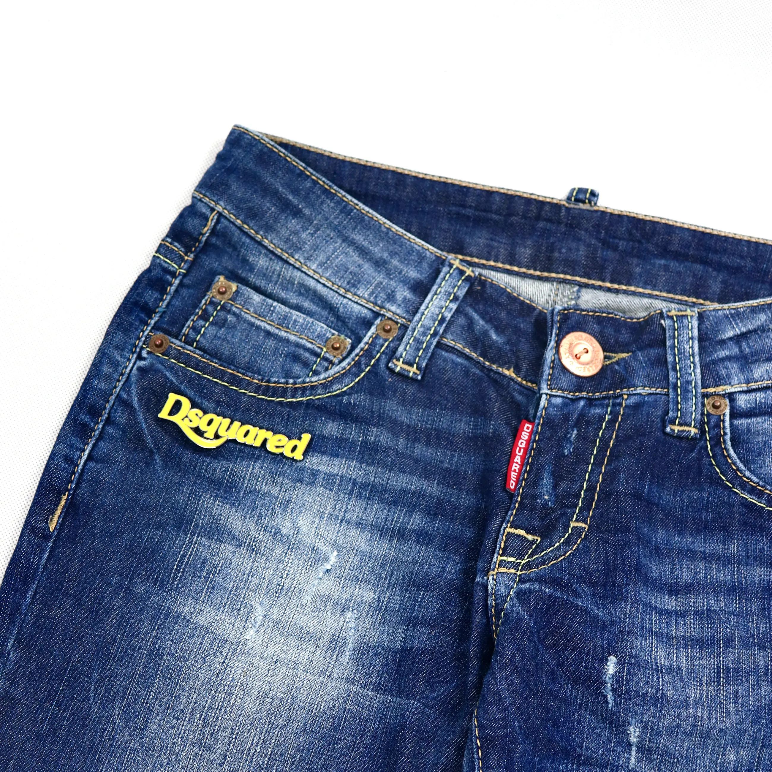 Dsquared2 Vintage Dsquared Skinny Distressed Denim Jeans Size 26" / US 2 / IT 38 - 3 Thumbnail