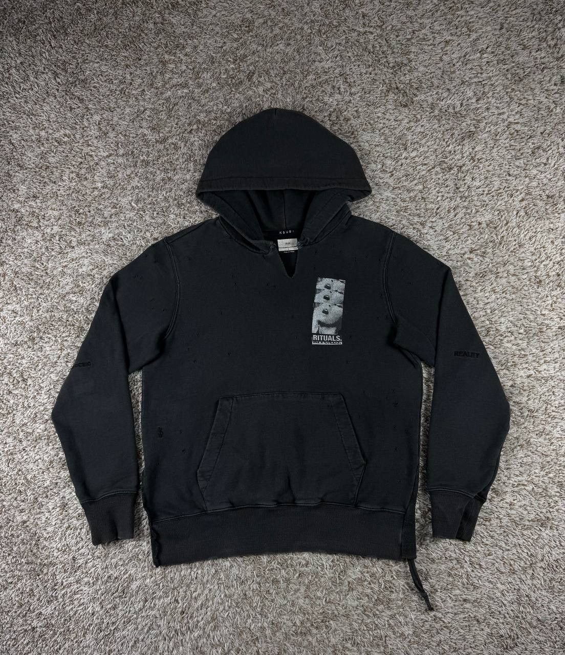 Ksubi Ksubi Rituals Back to Black Hoodie Size US S / EU 44-46 / 1 - 1 Thumbnail