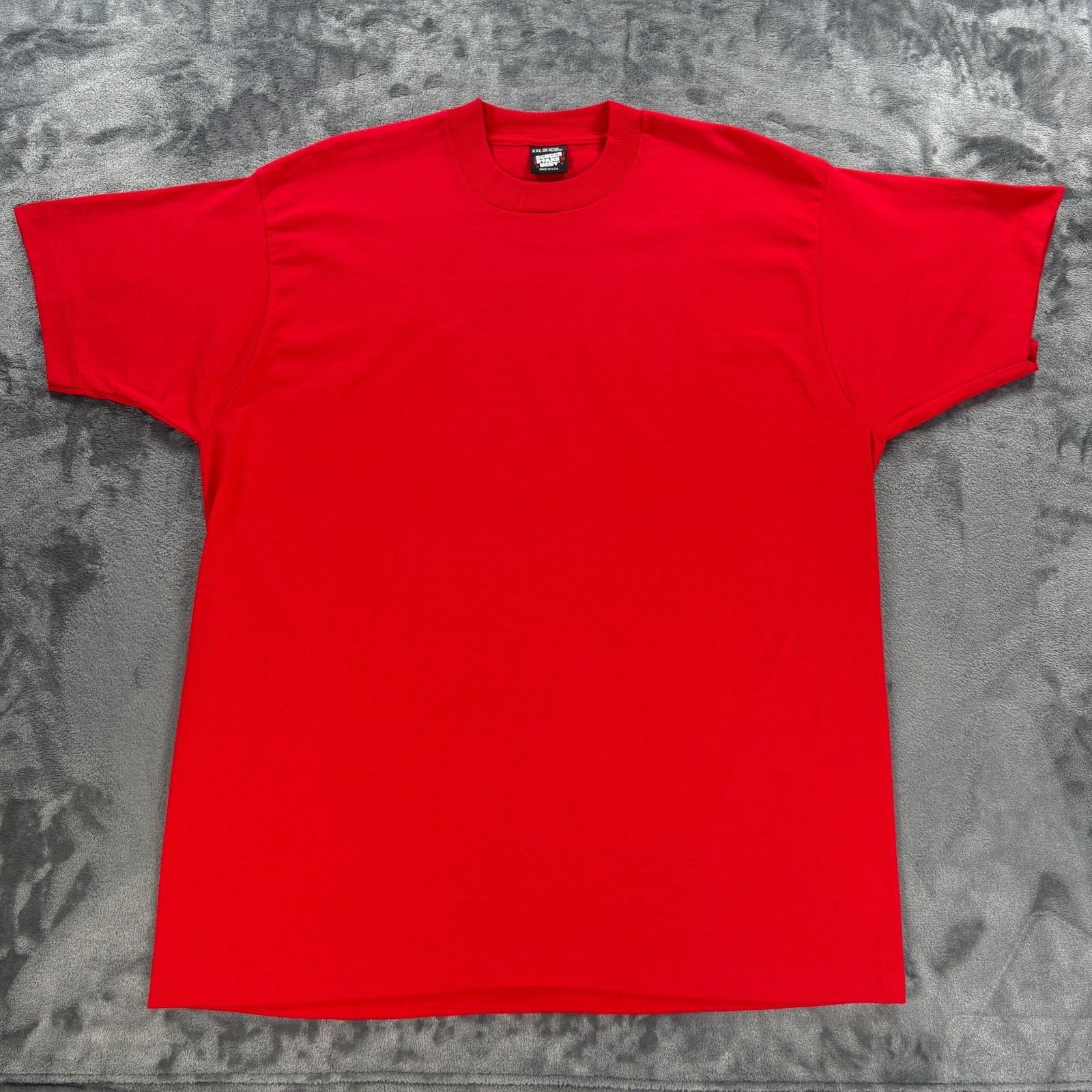 Other Screen Stars Best Vintage Blank Red T Shirt XXL USA Single S Size US XXL / EU 58 / 5 - 1 Thumbnail