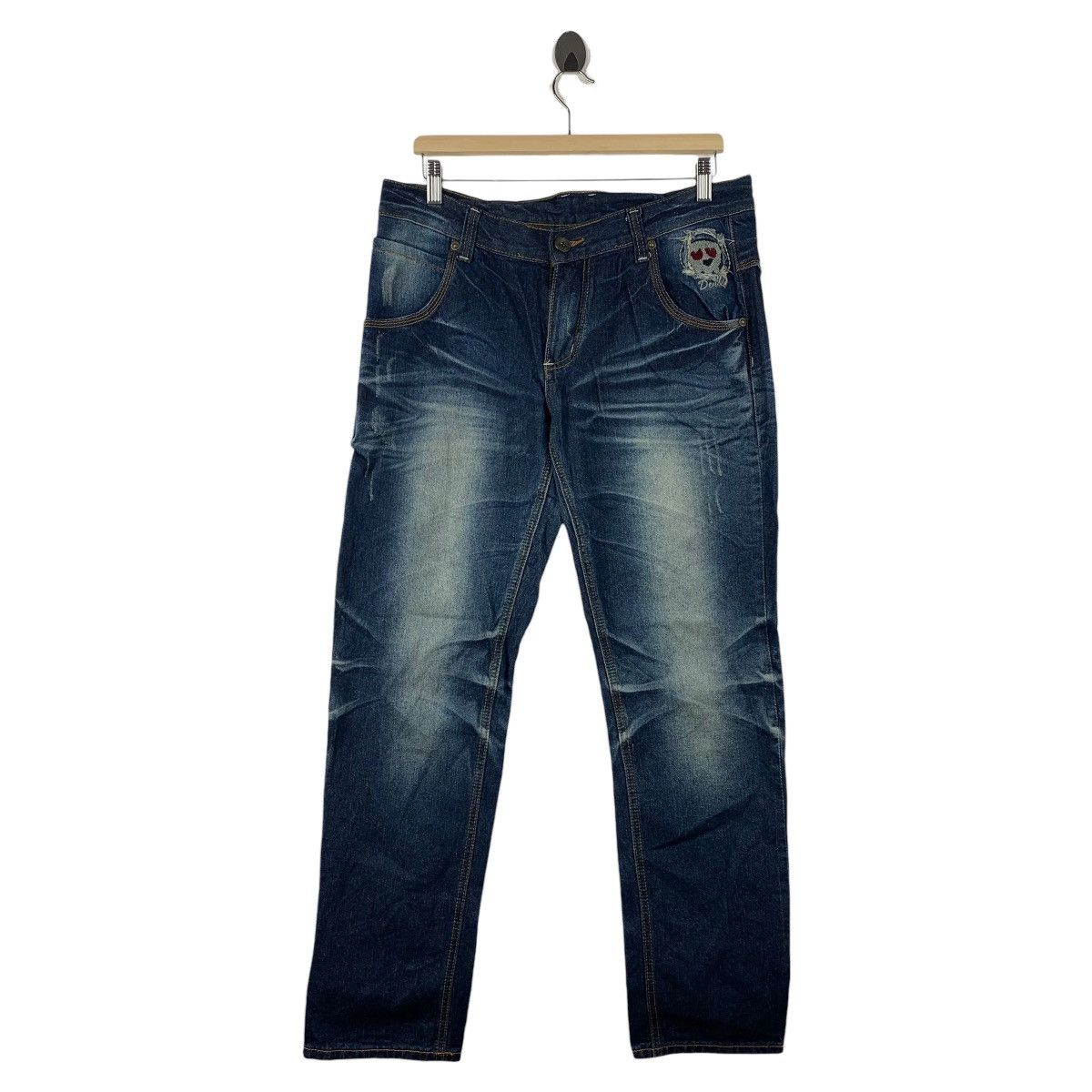 Designer × Japanese Brand JEANS WEAR japanesebrand blue jeans pants Size US 34 / EU 50 - 1 Thumbnail