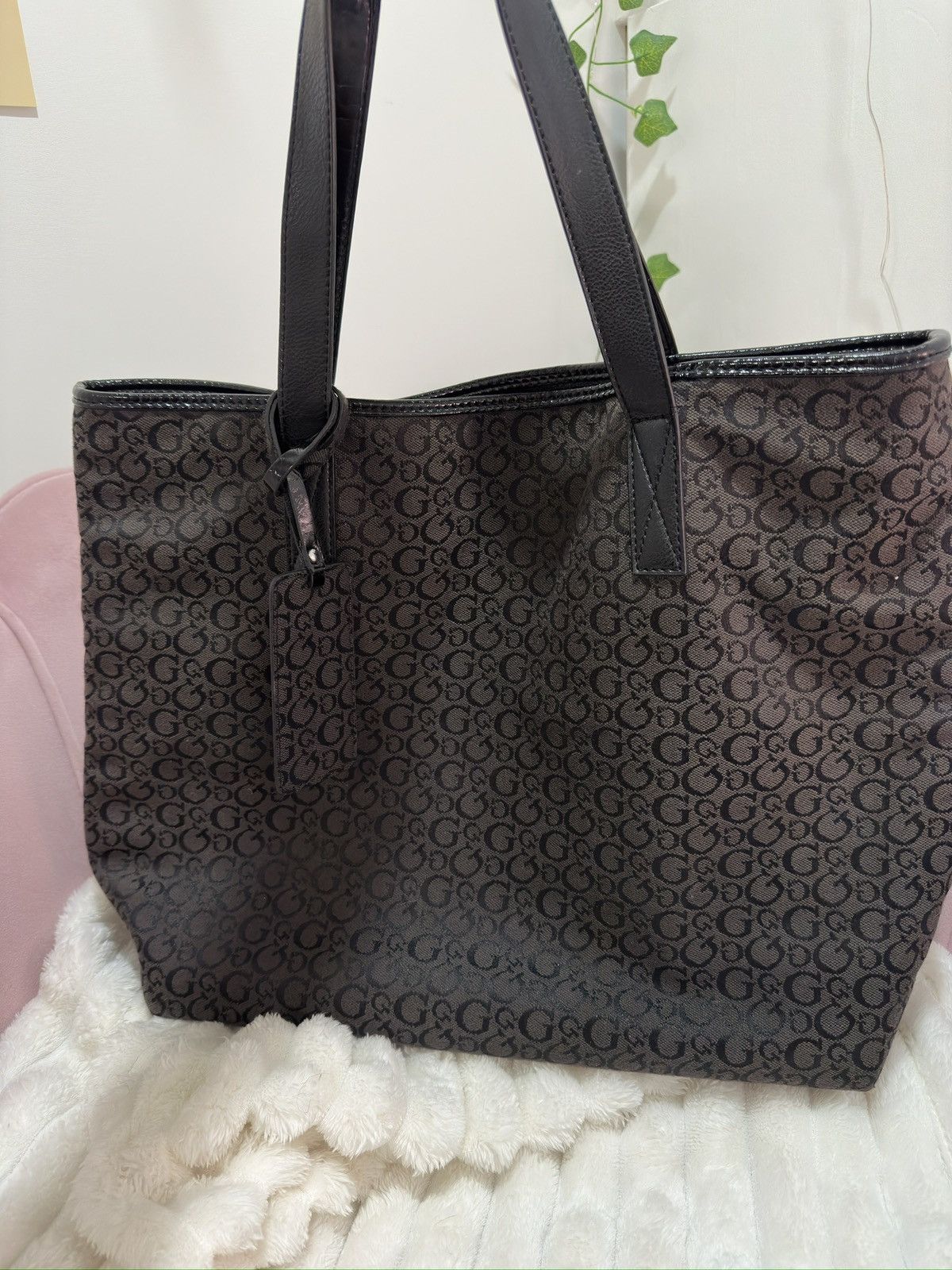 Guess black guess monogram tote Size ONE SIZE - 2 Thumbnail