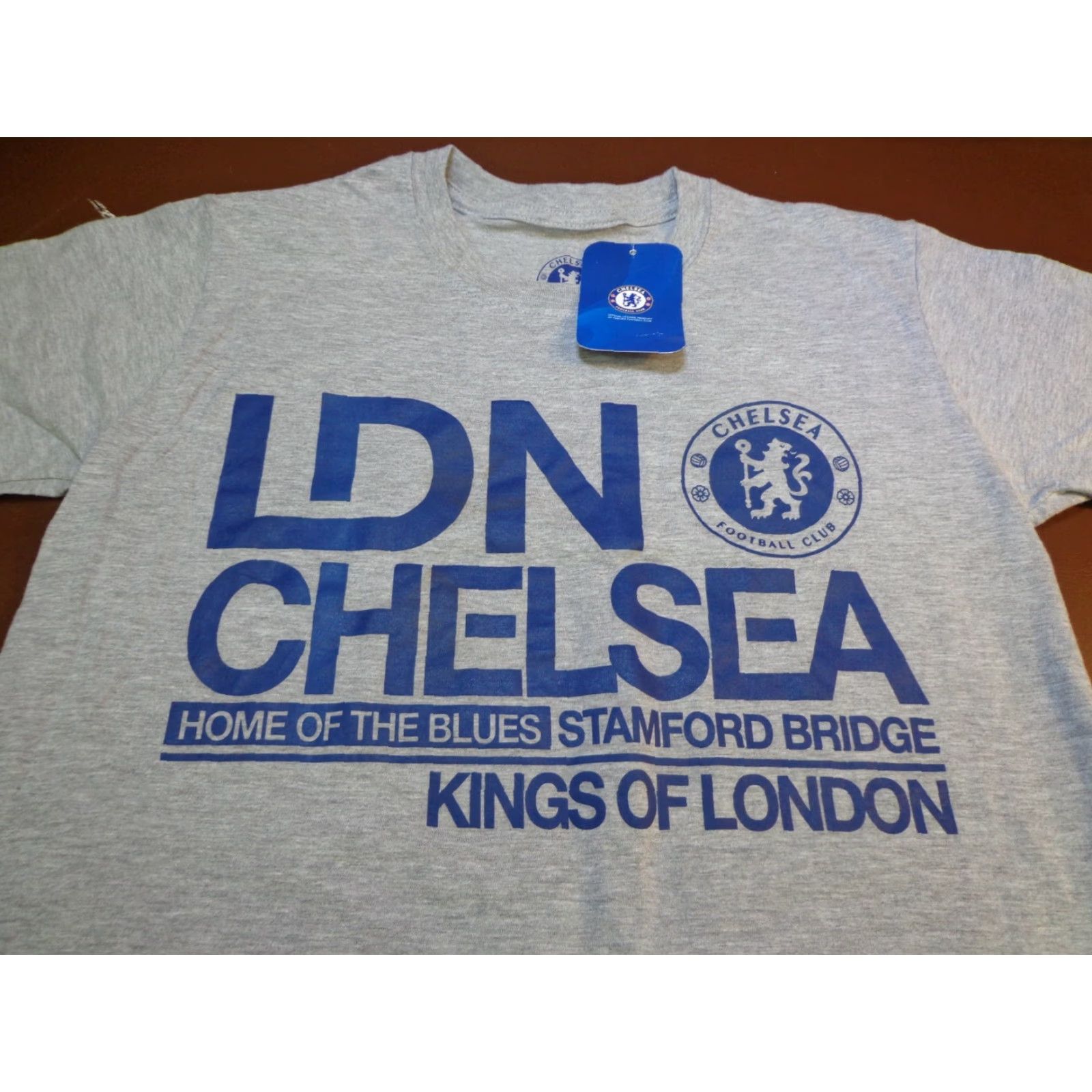 Vintage Chelsea Football Club T-Shirt Gray Mens Small Graphic Tee Kings Of London Futbol Size US S / EU 44-46 / 1 - 2 Thumbnail