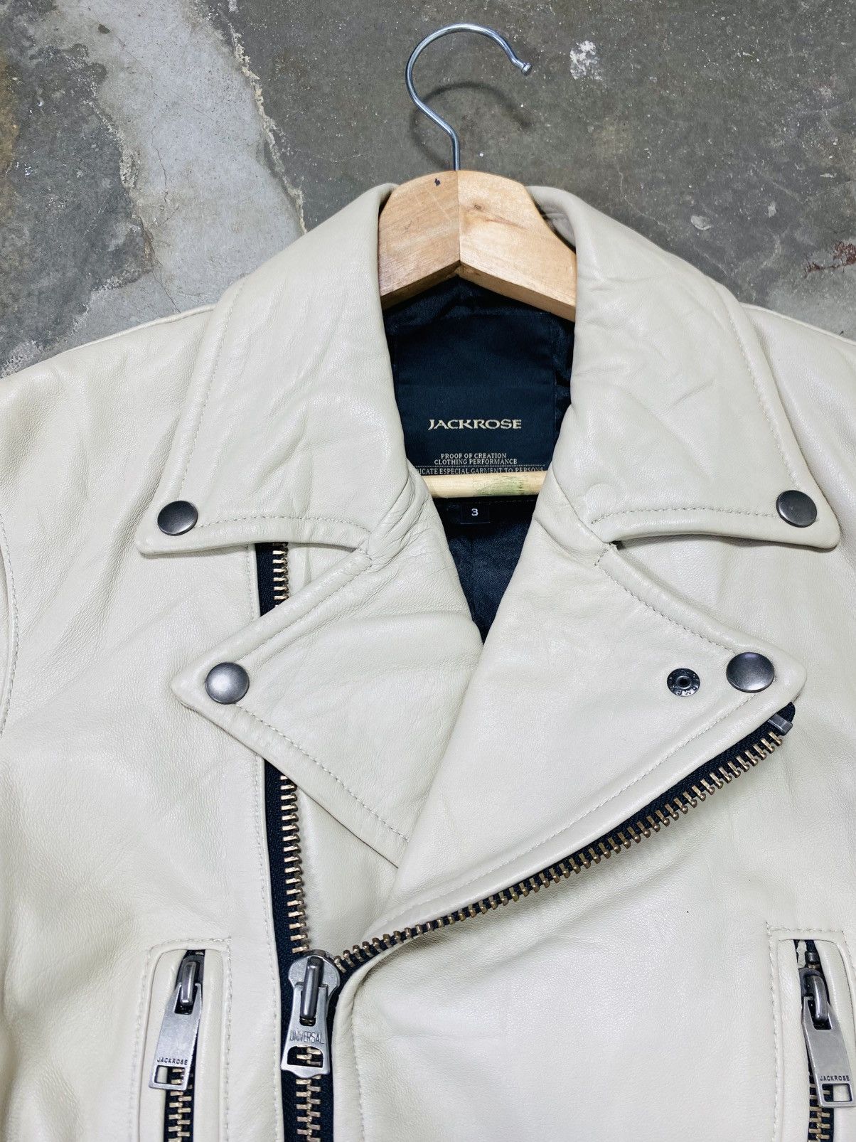 JACKROSE Rare Jack Rose Double Collar Leather Jacket Size US M / EU 48-50 / 2 - 6 Thumbnail