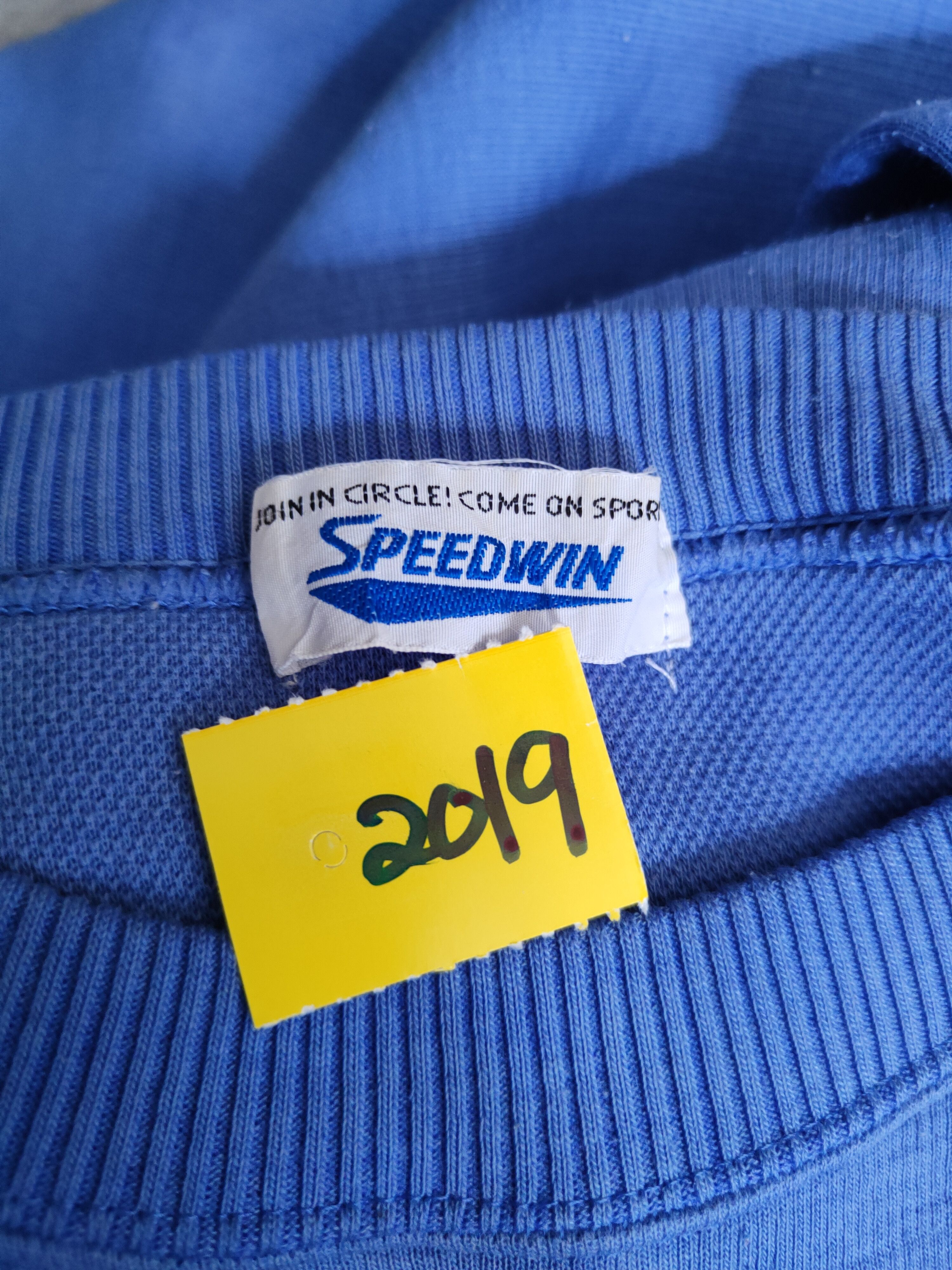 Vintage Speedwin Vintage Blue Sweatshirts #2019 Size US M / EU 48-50 / 2 - 14 Thumbnail
