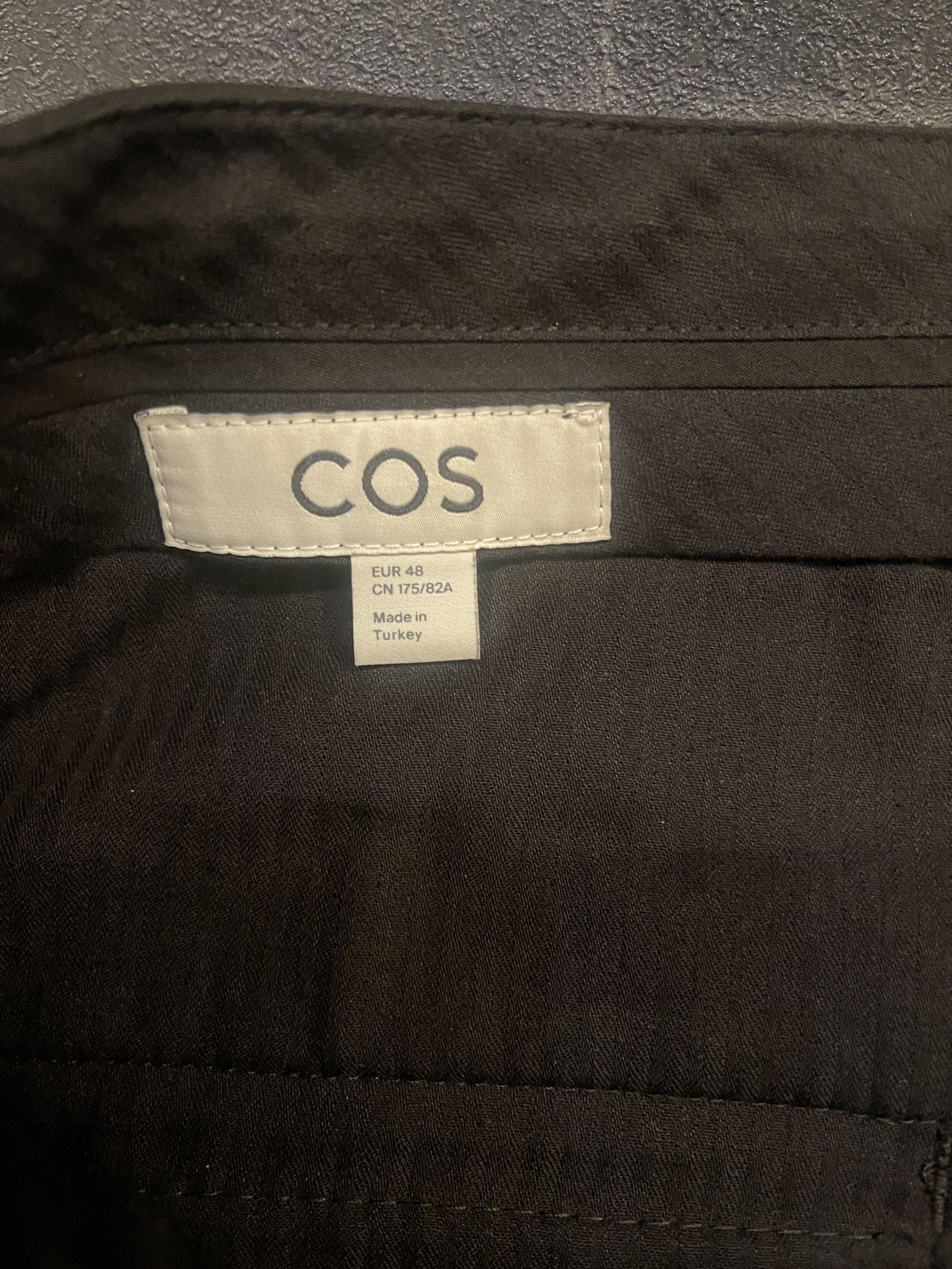 Cos COS Wide Pleated Black Trousers Size US 32 / EU 48 - 4 Thumbnail
