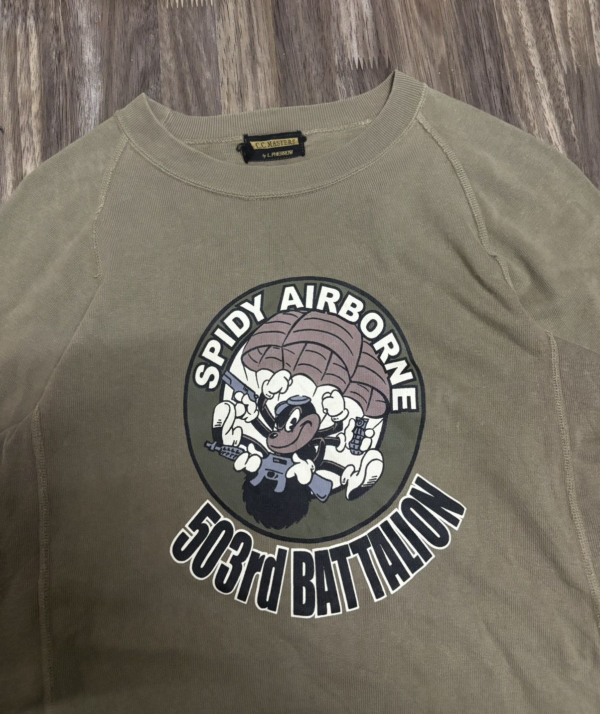 Pherrow's Vintage CC Master Pherrows Spidy Airborne Longsleeve Tee Size US S / EU 44-46 / 1 - 1 Thumbnail