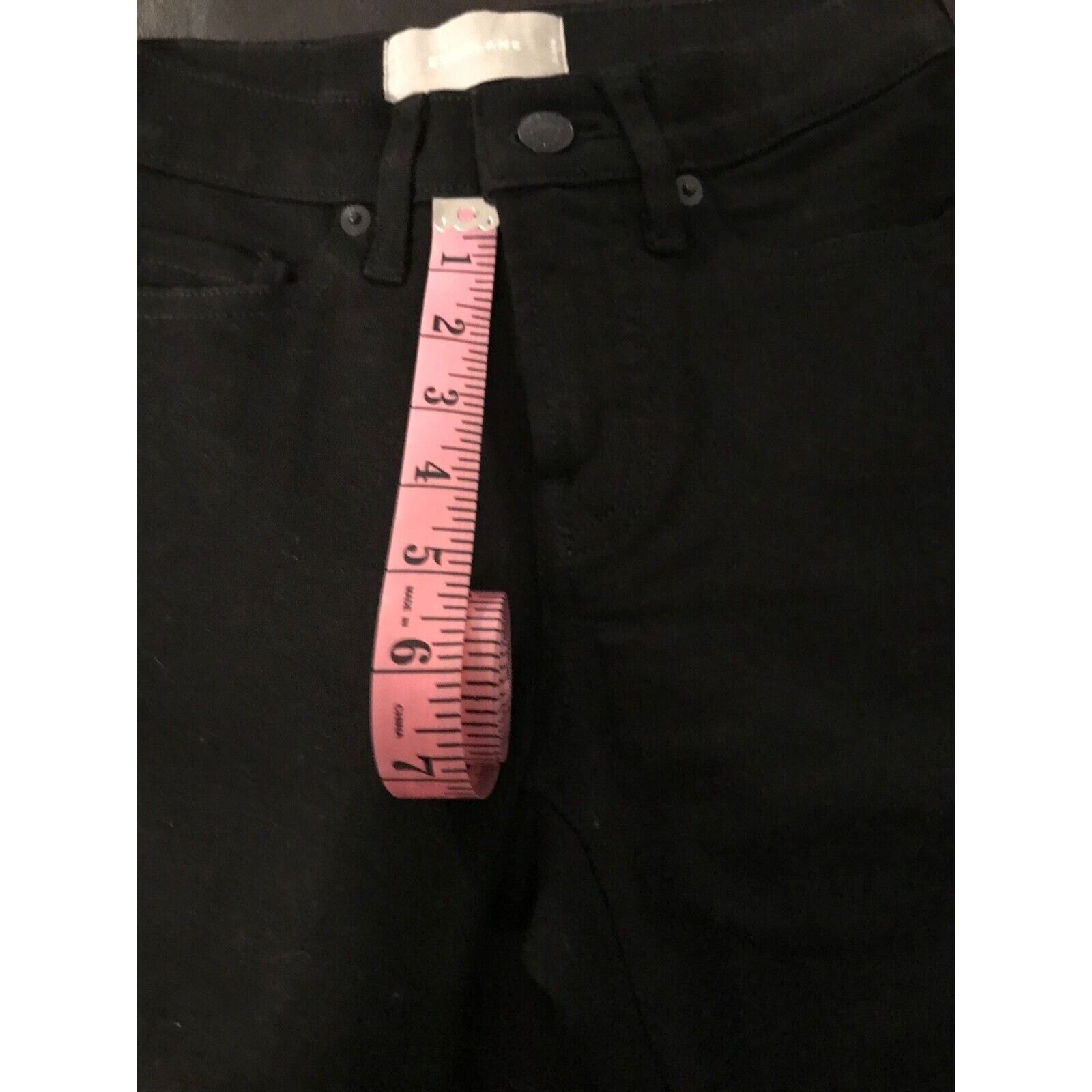 Everlane Everlane Women's Black Mid Rise Skinny Ankle Jeans - Size 23 Size 23" - 8 Thumbnail