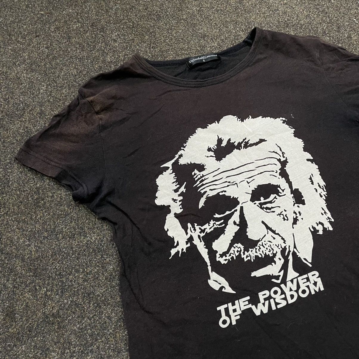 Vintage Vintage ADULT Humor “ The Power Of Wisdom “ Abstract slogan Size US S / EU 44-46 / 1 - 2 Thumbnail