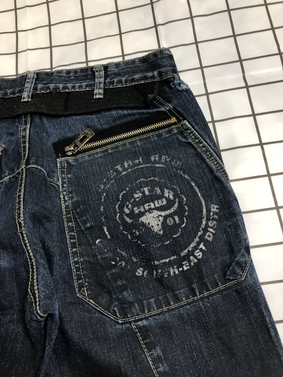 G-Star Vintage G Star Raw denim banana jeans distressed Size US 30 / EU 46 - 21 Thumbnail
