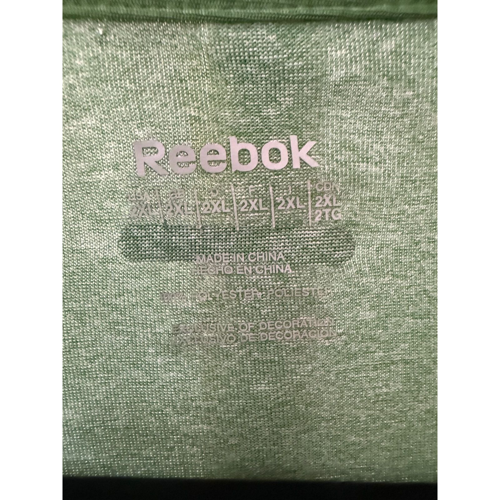 Reebok Reebok Golf Polo Mens 2XL Green Performance Shirt Athletic Size US XXL / EU 58 / 5 - 7 Thumbnail