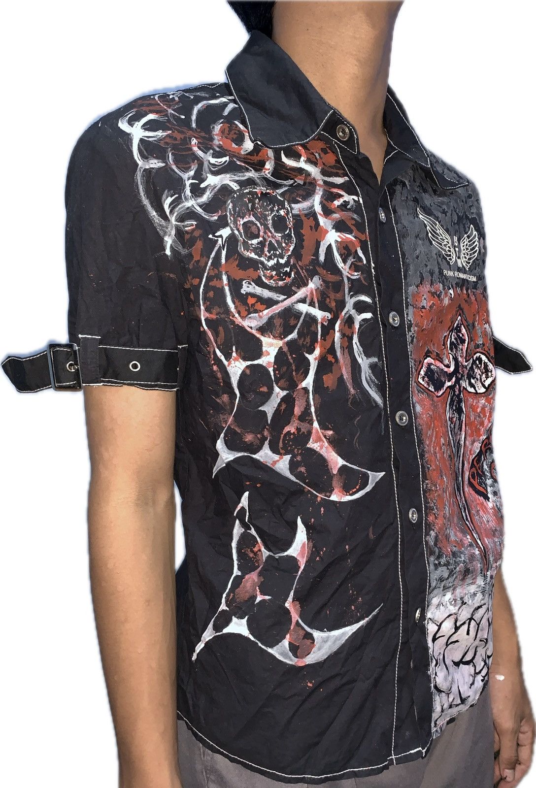 If Six Was Nine JAPANESE BTM HOMME POEM SKULL GOTHIC PUNK SEDITIONARIES VKEI Size US M / EU 48-50 / 2 - 9 Thumbnail