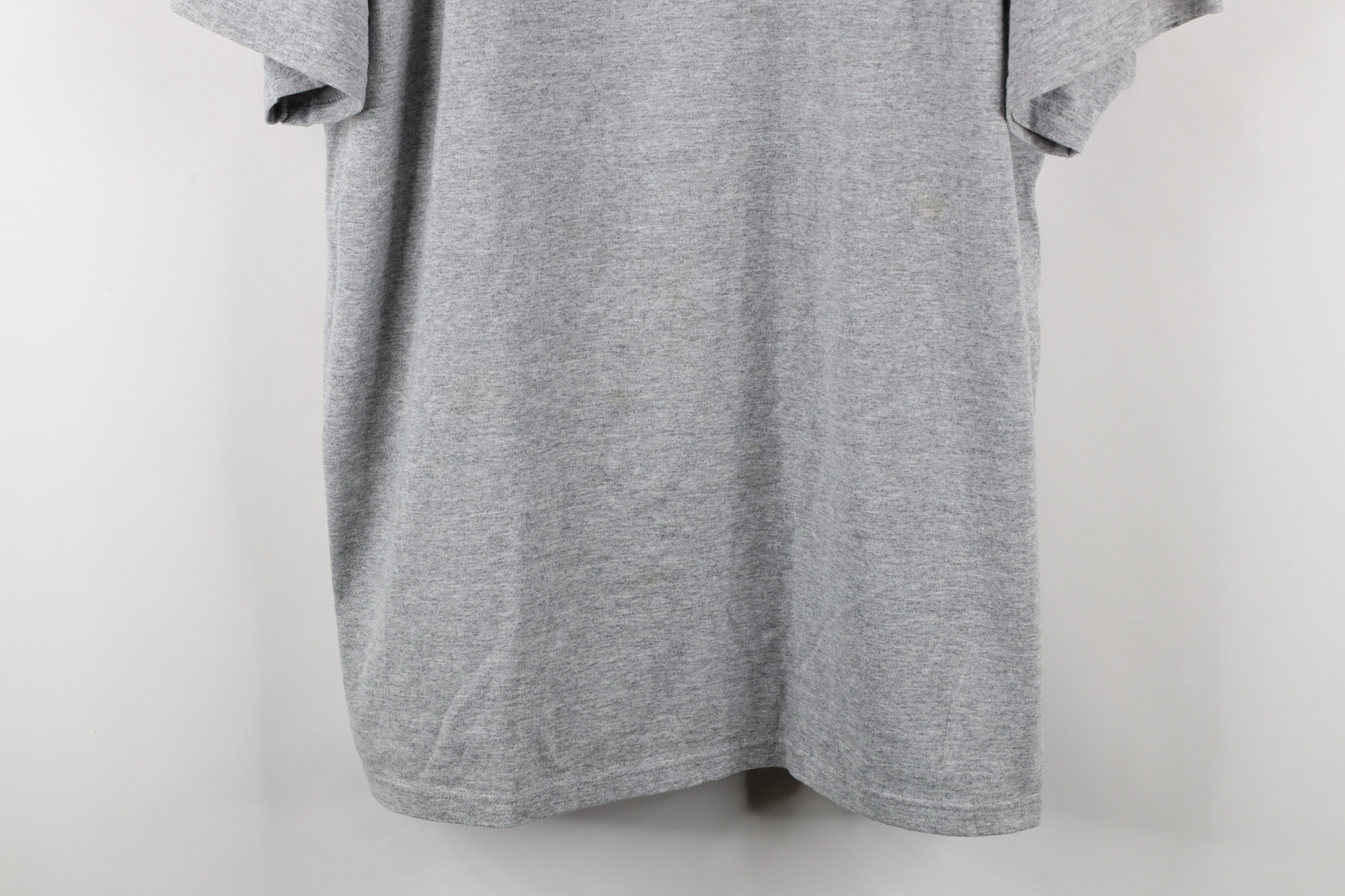 Vintage Vintage 90s Charlies Dodge Ram Big Logo T-Shirt Heather Gray Size US XXL / EU 58 / 5 - 3 Thumbnail