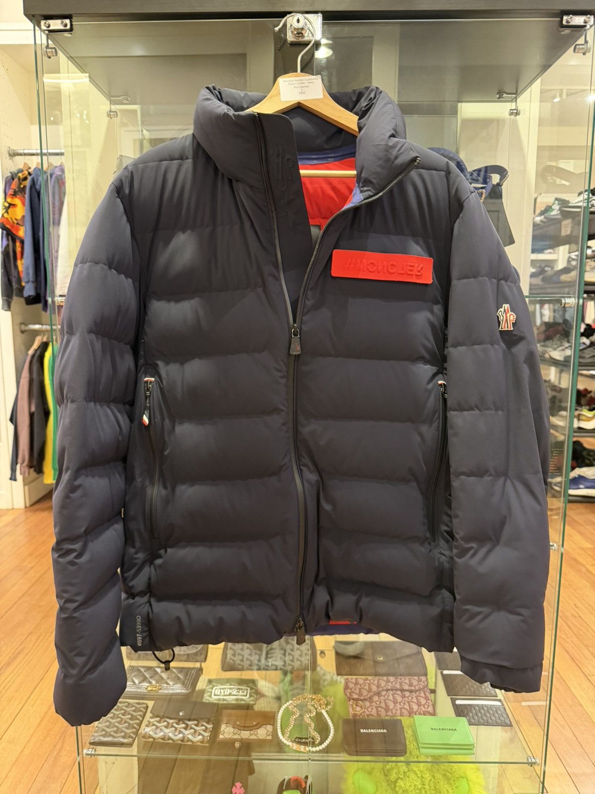 Moncler Moncker Kander Giubotto Jacket - Navy Size US XL / EU 56 / 4 - 3 Thumbnail