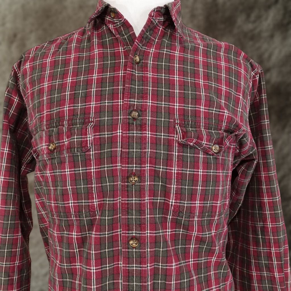 Eddie Bauer EDDIE BAUER Long Sleeve Red Plaid Button-Up Shirt Mens Size S Small Size US S / EU 44-46 / 1 - 1 Thumbnail