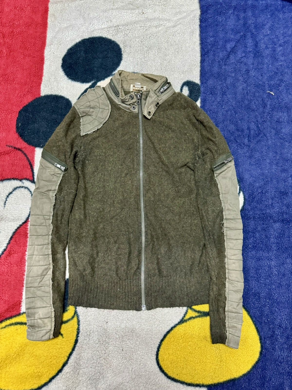 Diesel × If Six Was Nine DIESEL PATCHWORKS MILITARY STYLE SWEATER Size US L / EU 52-54 / 3 - 1 Thumbnail