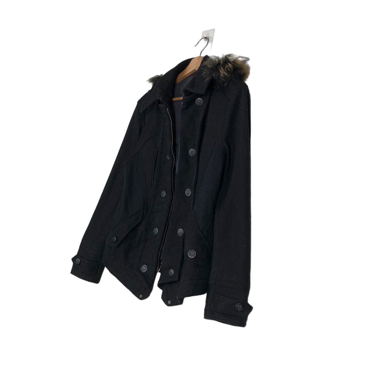Japanese Brand 🔥BIKER JACKET DOUBLE LAYER PPFM JAPAN MINK FUR HOODIE Size US S / EU 44-46 / 1 - 2 Thumbnail