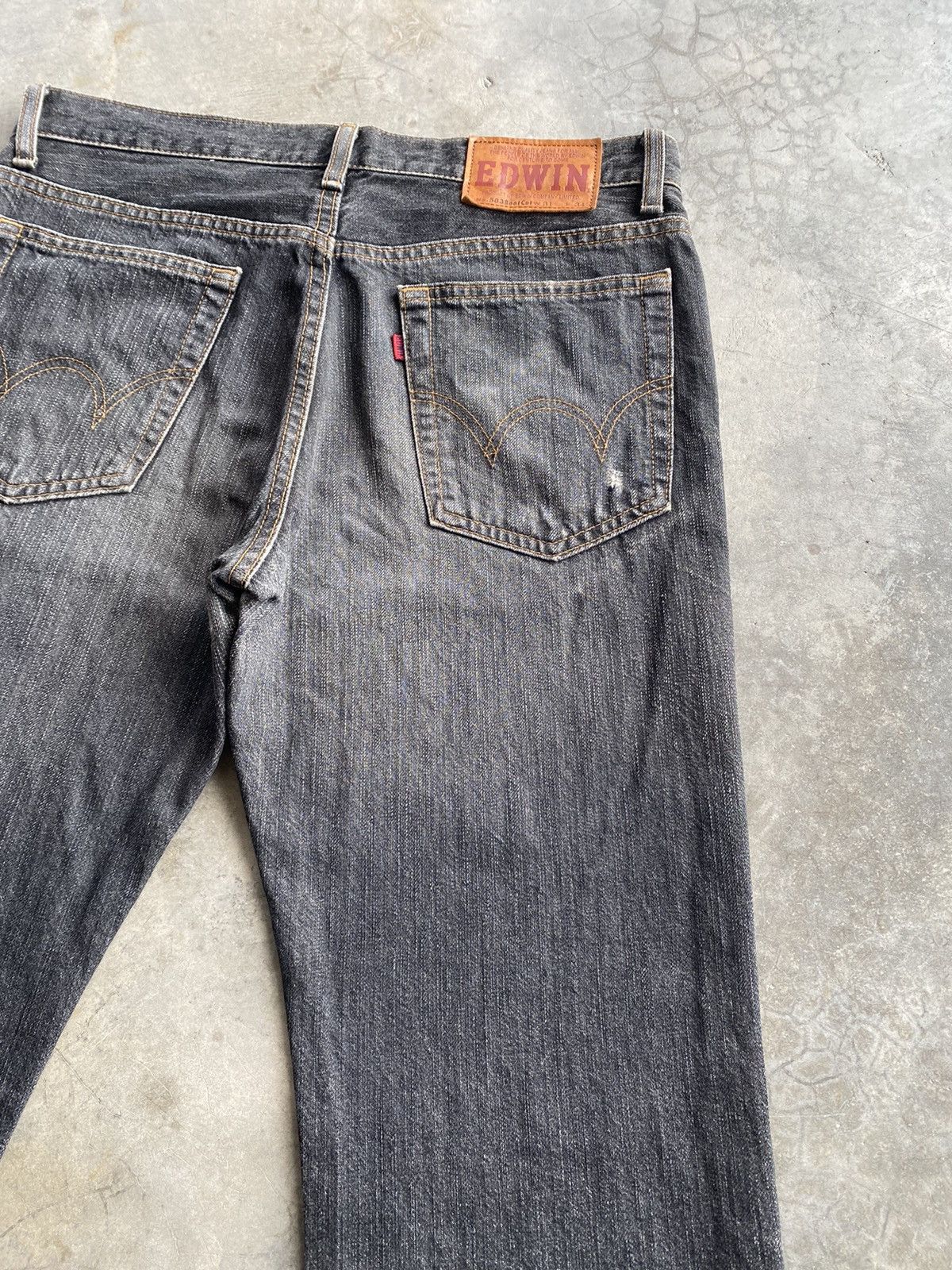 Edwin Flare Jeans Edwin 503 Rebel Boot Cut Denim Vintage Size US 31 - 19 Thumbnail