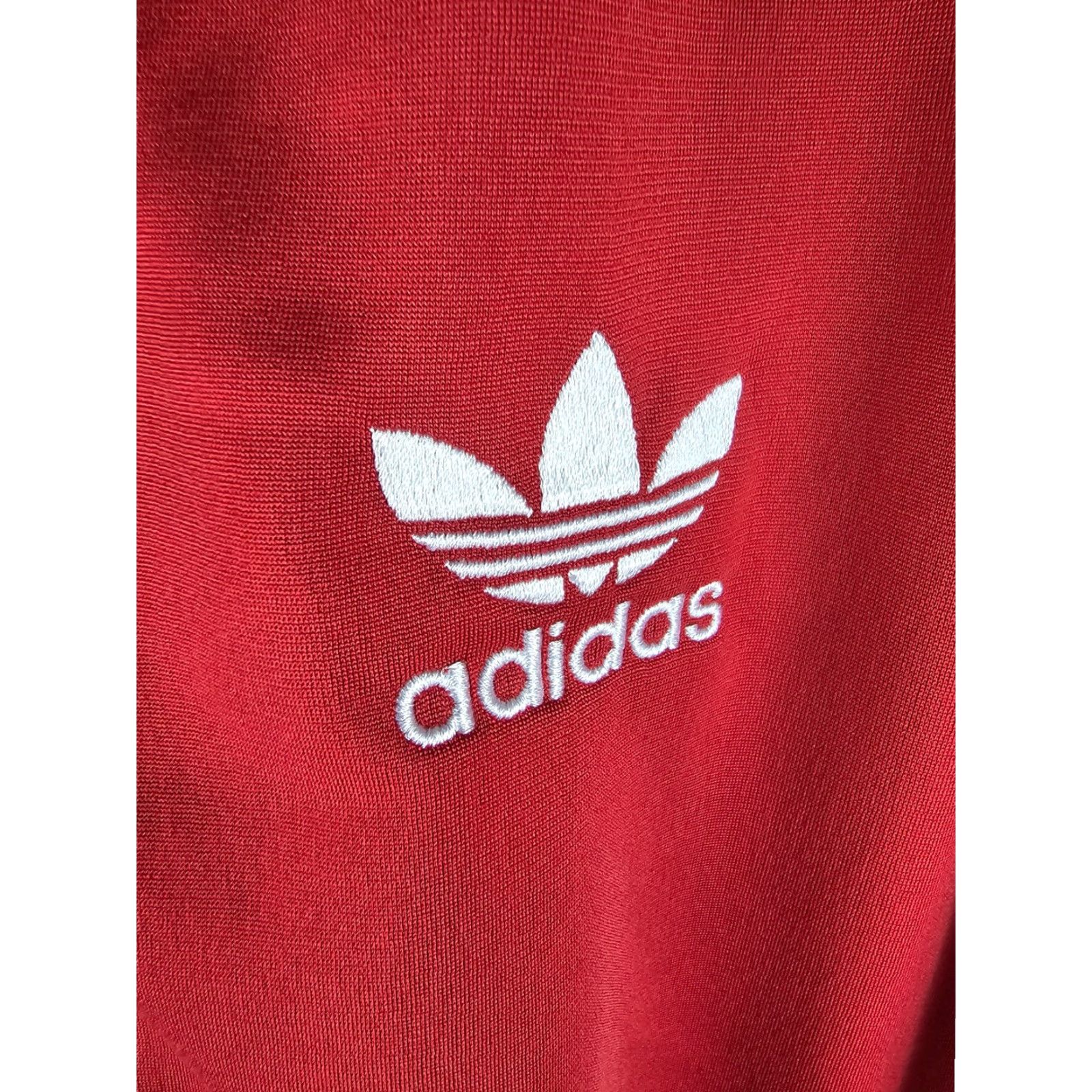 Adidas VINTAGE adidas TRACK JACKET XL MEN BURGUNDY TREFOIL HIP HOP RUN DMC OLD SCHOOL 90s Size US XL / EU 56 / 4 - 3 Thumbnail