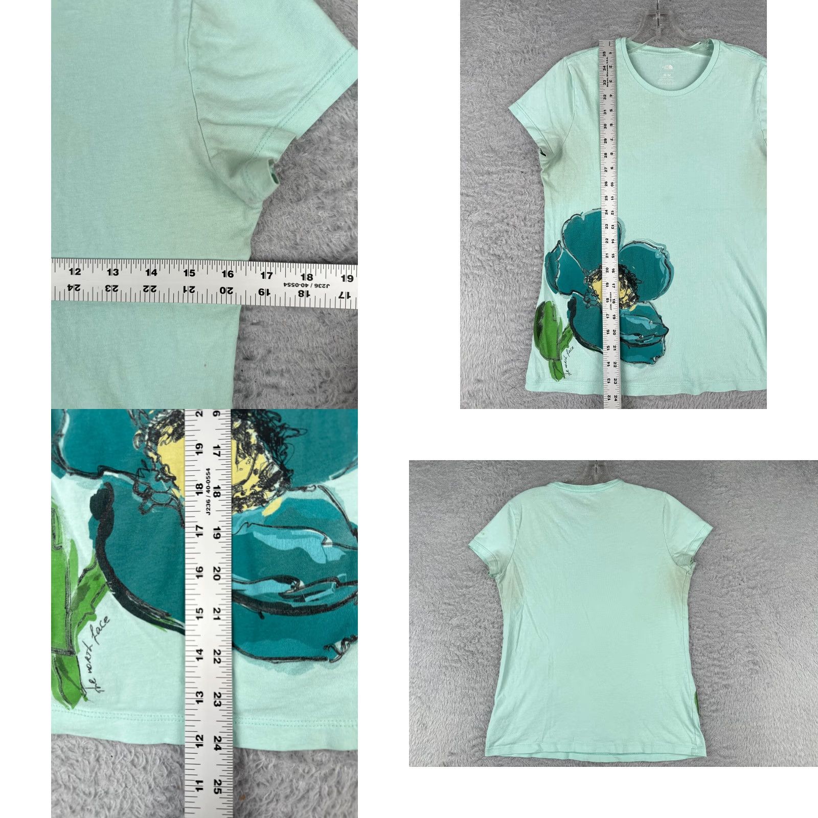 The North Face VINTAGE The North Face Women's T-Shirt Crew Neck Casual Cotton Blue 90s Outdoor Size M / US 6-8 / IT 42-44 - 8 Thumbnail