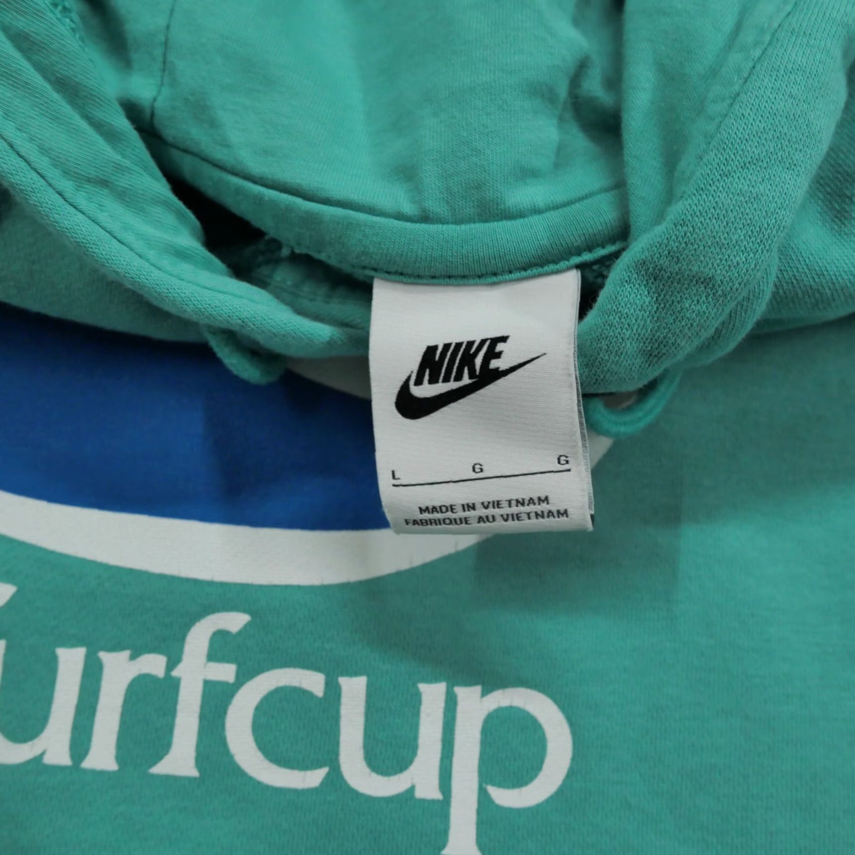Nike Nike Hoodie Mens L Green Pullover Hooded Classic Sweatshirt Logo Surf Cup 2022 Champions Size US L / EU 52-54 / 3 - 5 Thumbnail
