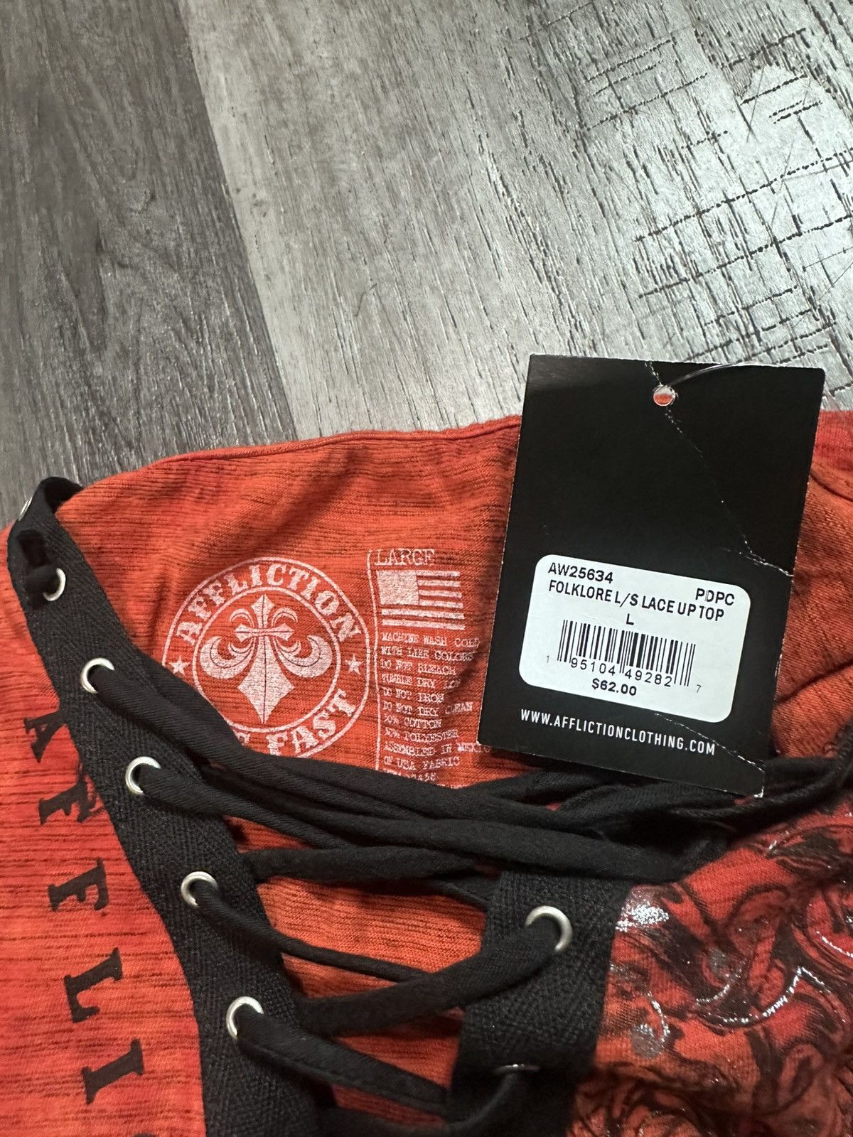 Affliction × Vintage Affliction Size L / US 10 / IT 46 - 3 Thumbnail
