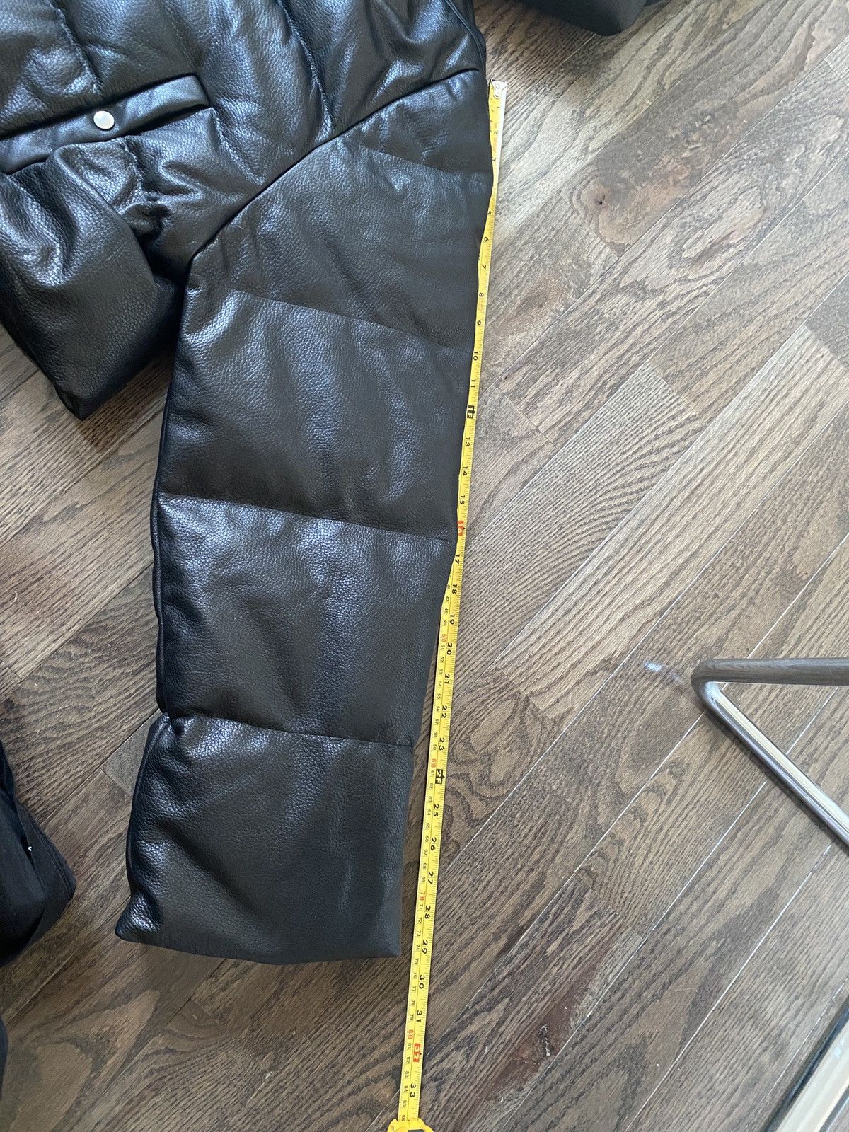 Rick Owens Rick Owens Funnel Neck Down lambskin Leather Sisyphus Jacket Size US M / EU 48-50 / 2 - 20 Thumbnail
